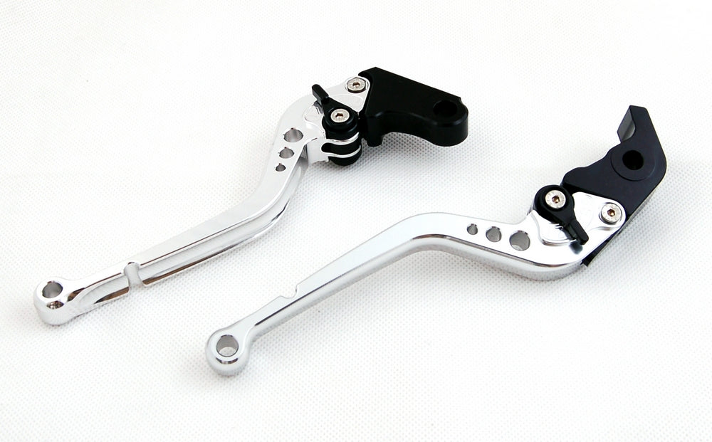 Leviers d'embrayage de frein longs pour Yamaha YZF R6 05-14 YZF R1 04-08 R6S noir générique