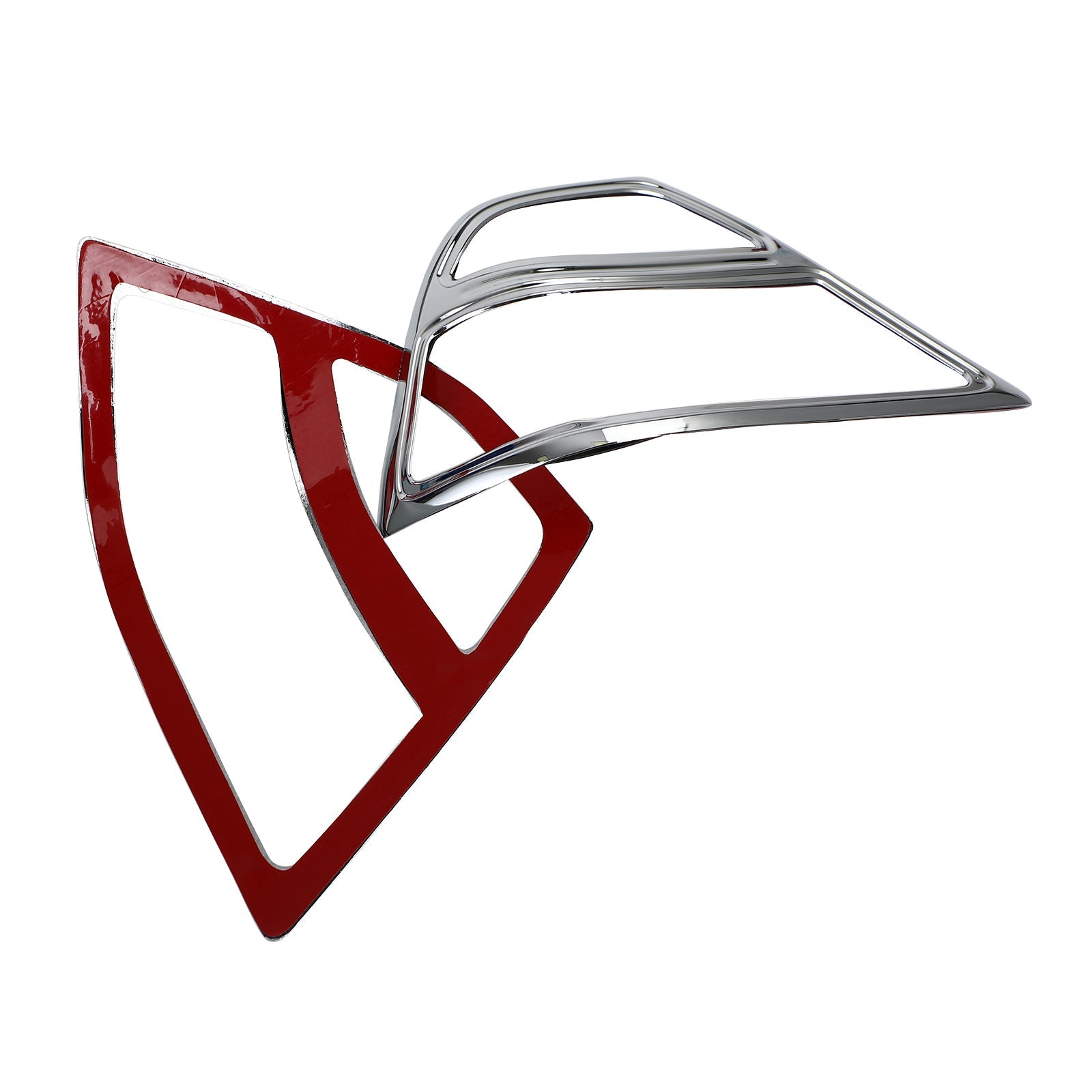 Chromen kuip zadeltas lichte accenten passend voor Honda Goldwing GL1800 2001-2011 generiek