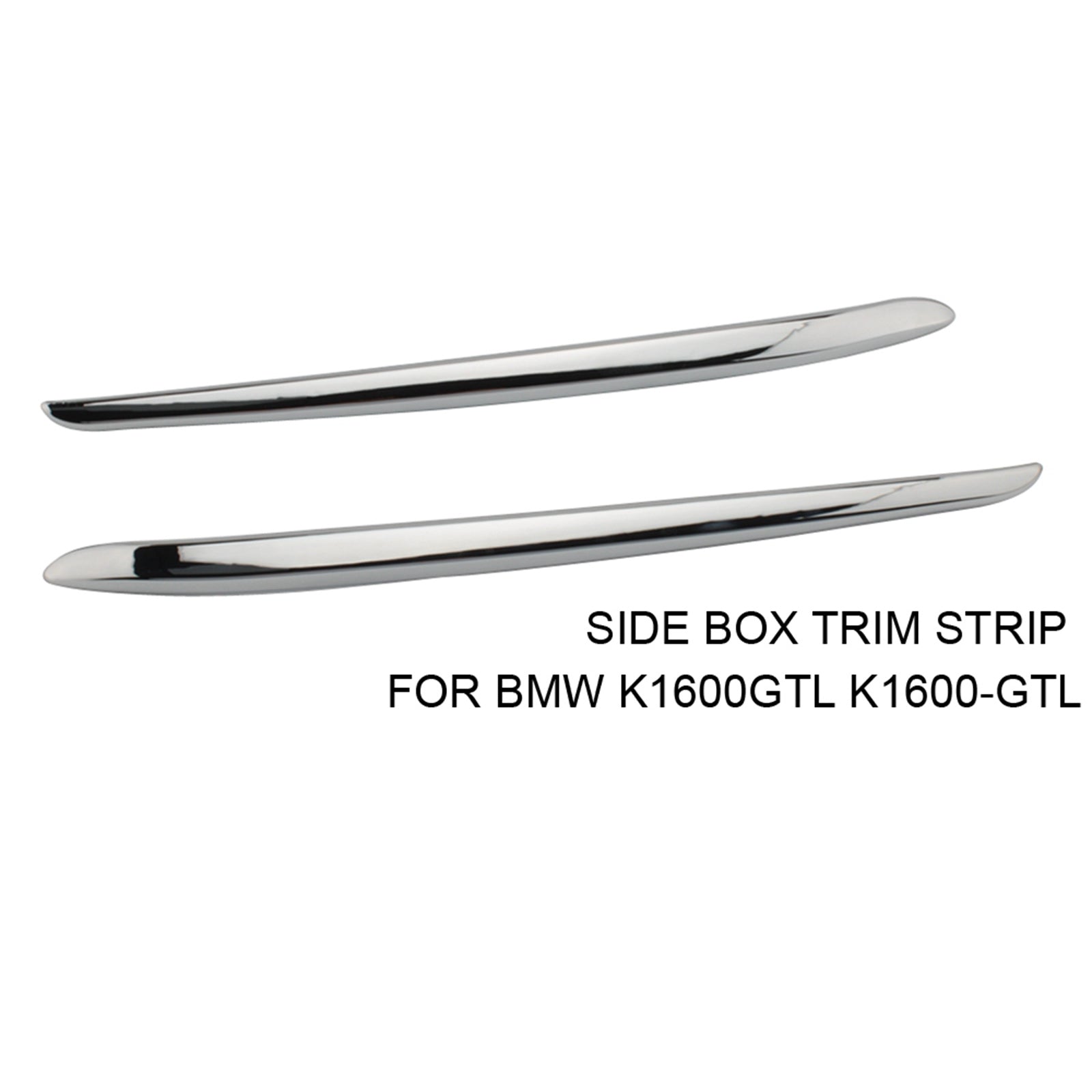 Chrome Side Panel Storage Box Plating Trim Strip för BMW K1600GTL 2011-2018 Generic