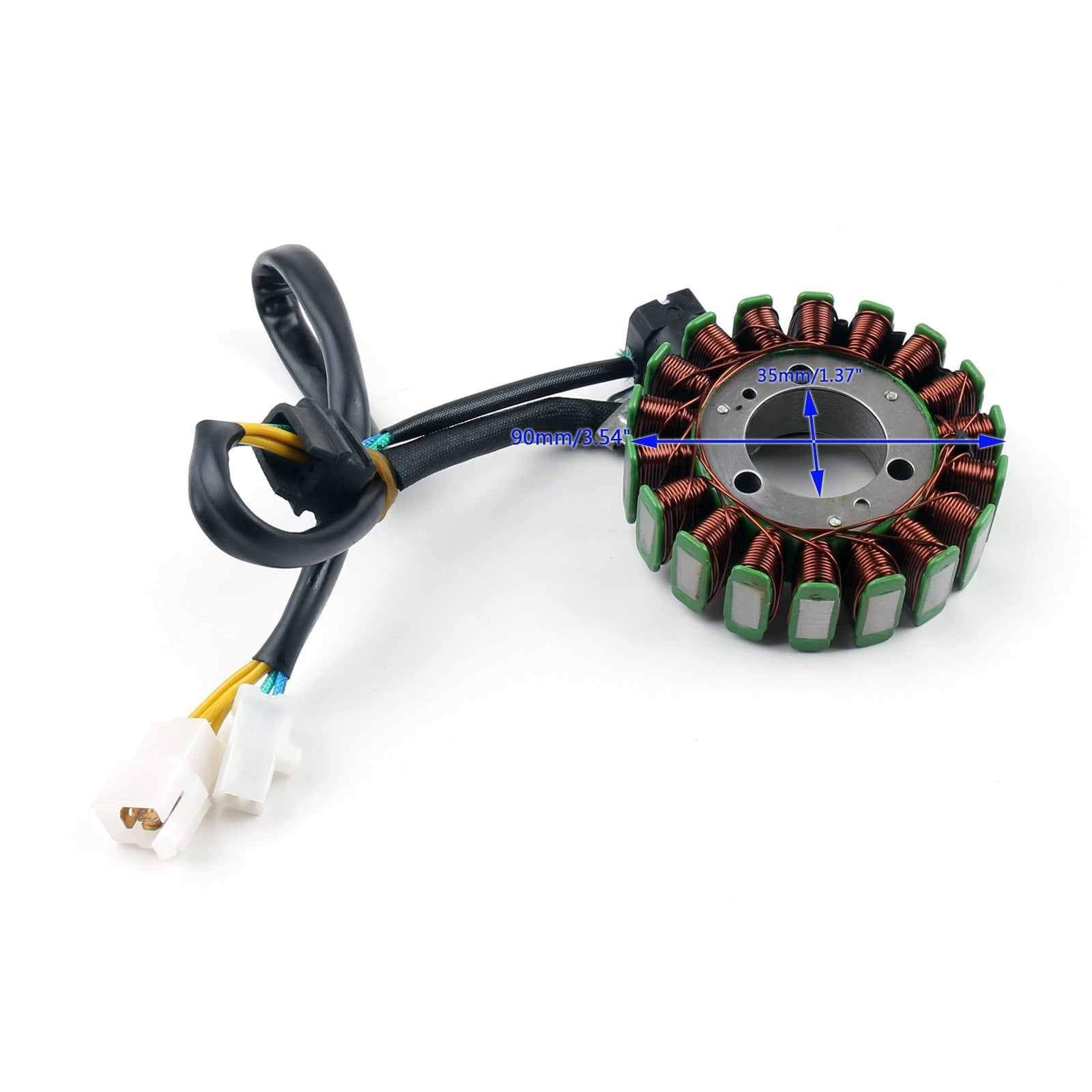 STATOR COIL FÖR SUZUKI TU125 (1999) GS125 (82-94) GN125 (82-01) Mageneto Generator Generic