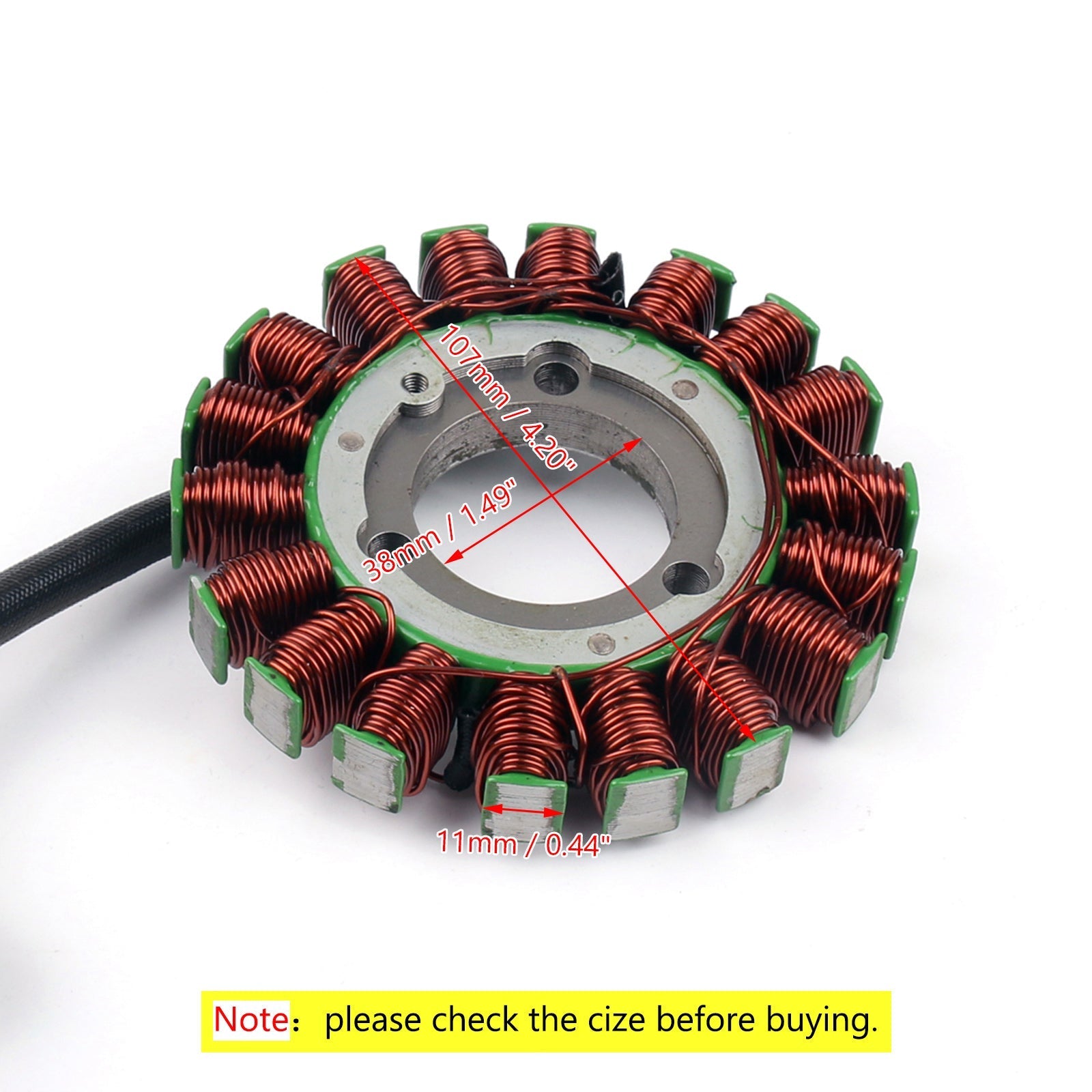 Magneto Engine Stator Generator laddningsspole för Suzuki GSXR 600/750 (06-2014) Generisk