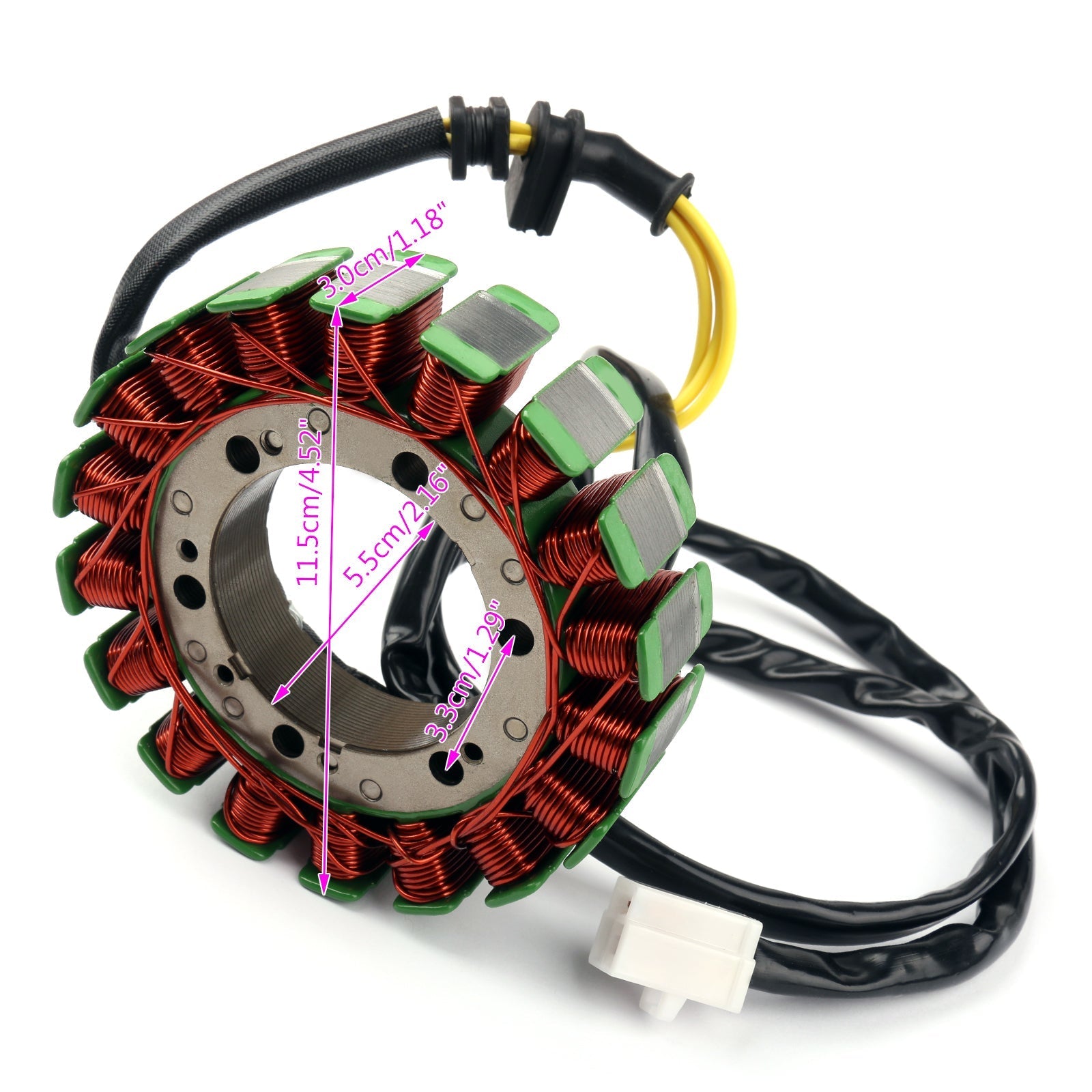 Generator Stator Coil 31120-My1-004 för Honda XRV750L RD04 Africa Twin (90-92) Generic