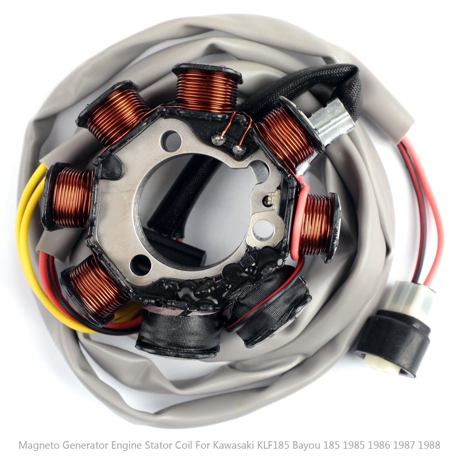 Magneto Generator Engine Stator Bobina para Kawasaki KLF185 Bayou 185 1985 1986 1987 1988 1988
