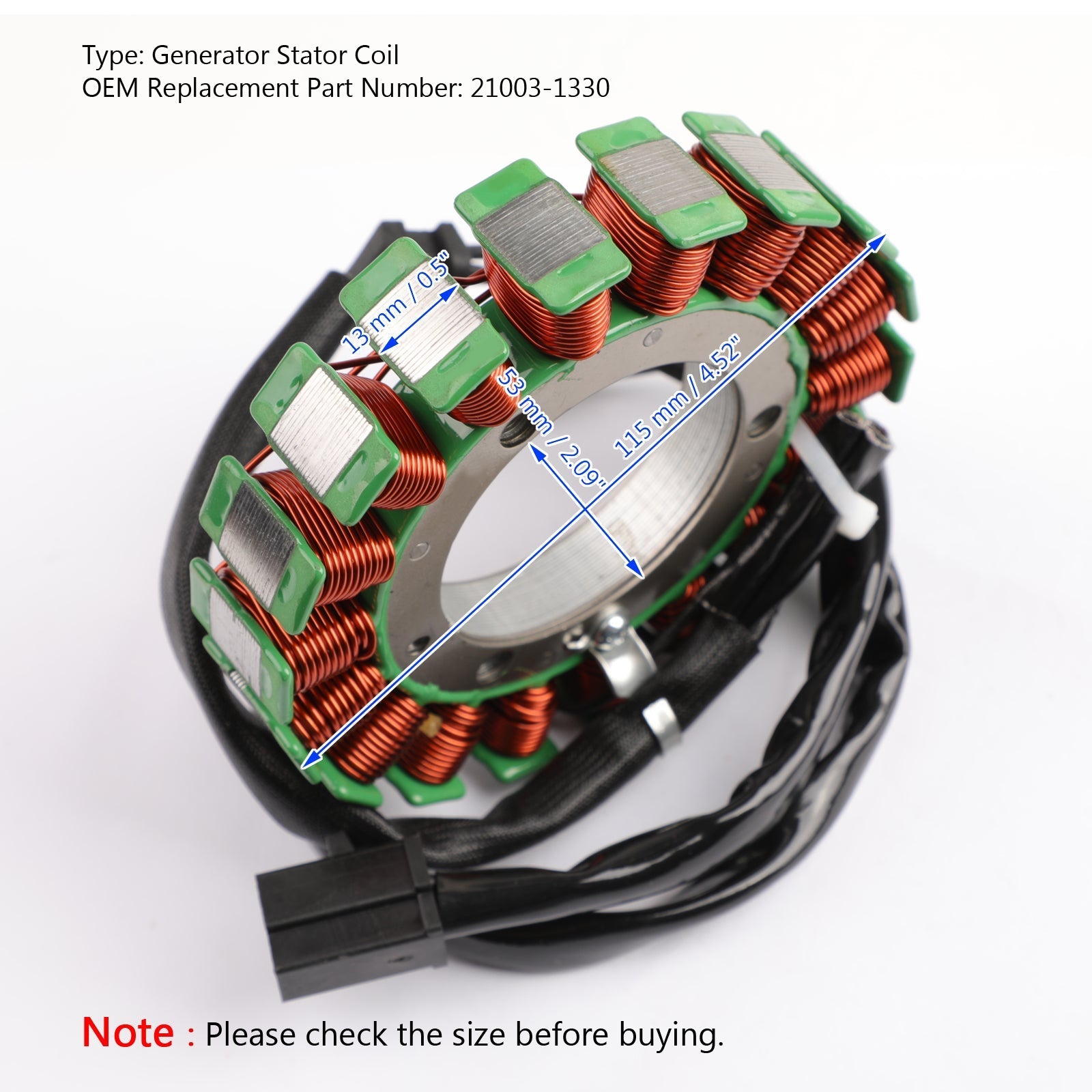 Generator Stator Coil Generator Fit For Kawasaki ZX6R Ninja ZX-6R 1998-1999