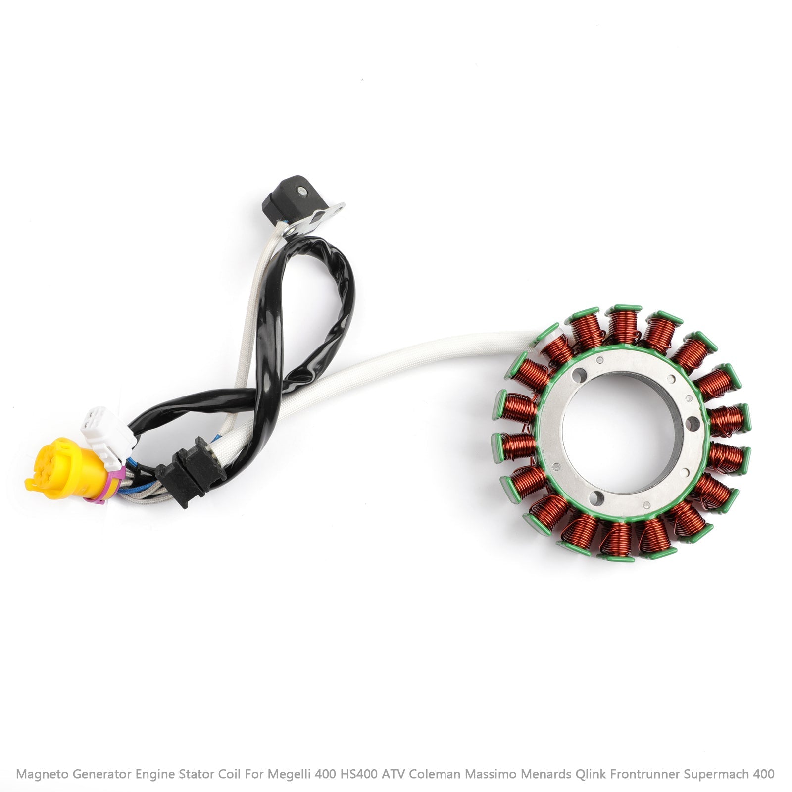 Magneto Generator Stator Coil för Hisun 400 UTV Coleman Massimo Yardsport Qlink Generic