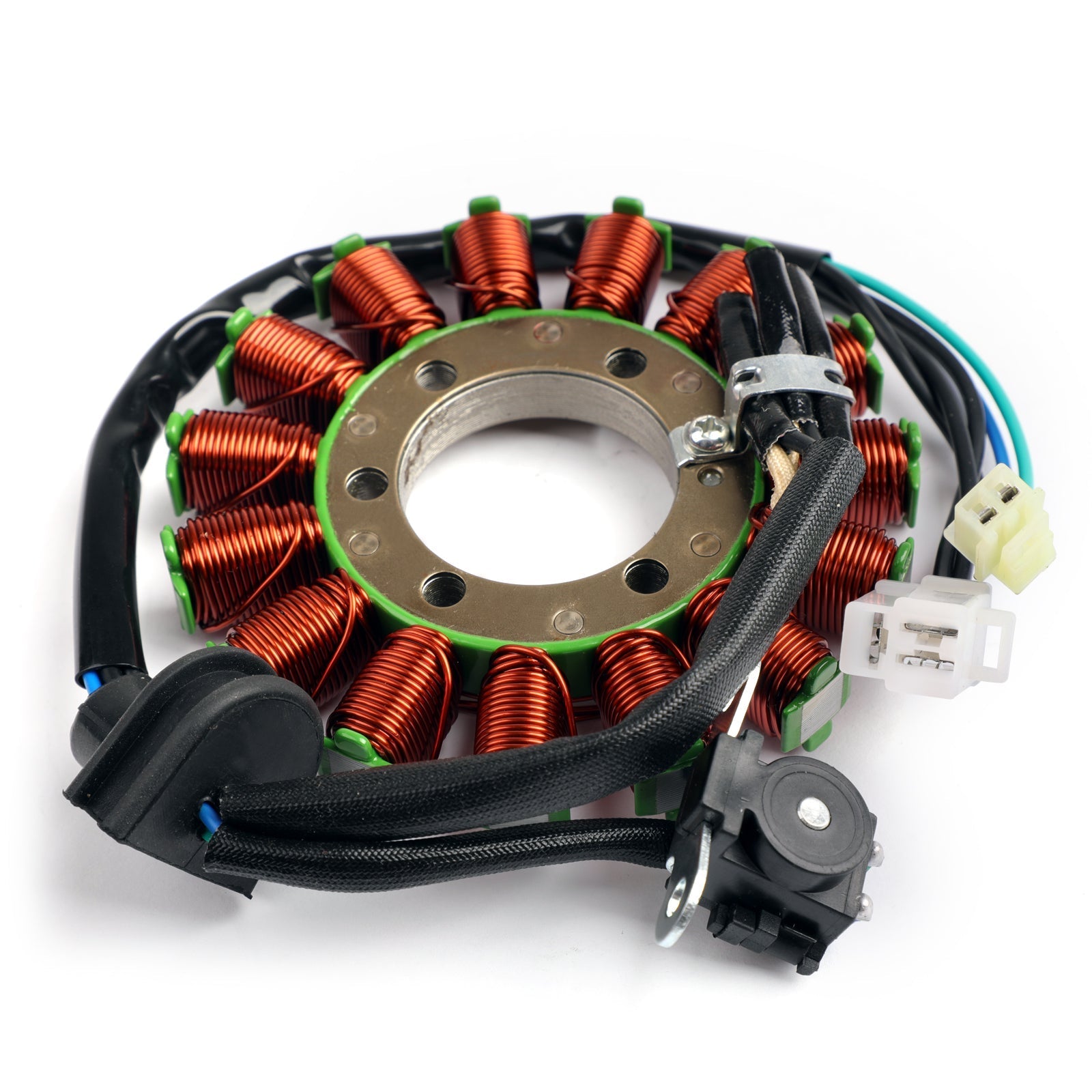 Generator Stator för Suzuki Burgman 400 AN400 AN400Z ABS 2011-2016 32101-15G61 Generisk