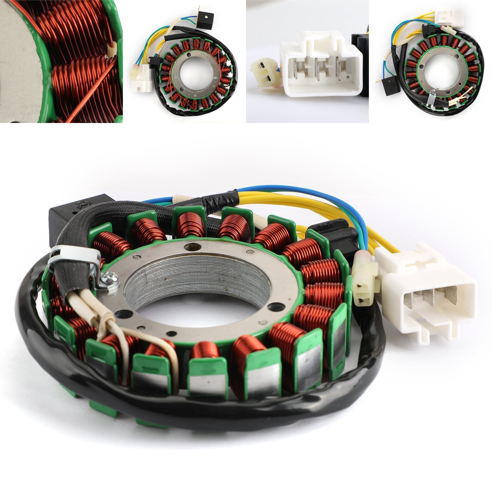 Stator magneto spole 18 poler 12v spole för cfmoto cf500 500cc x5 atv quad cf188 generisk
