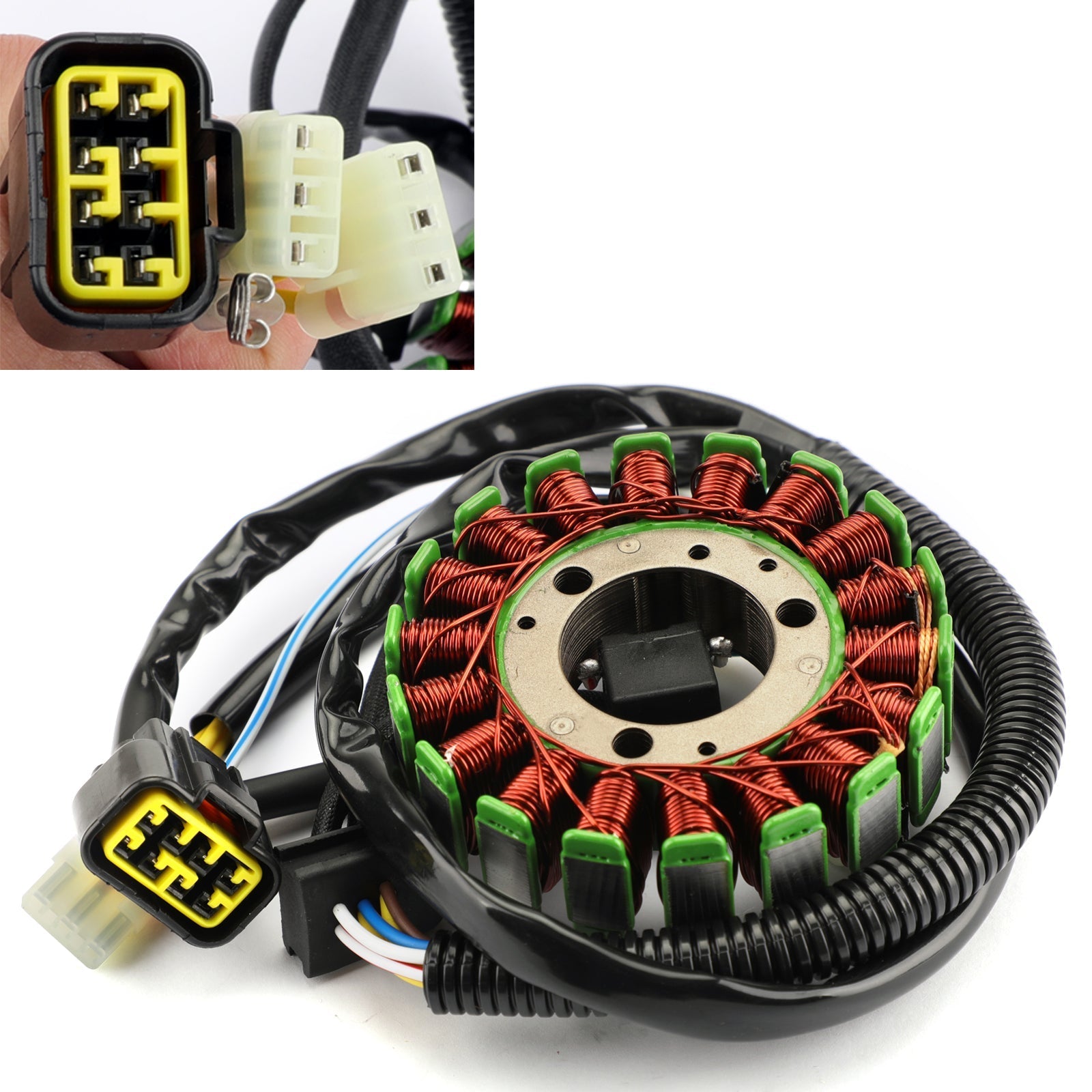 Generator Stator Coil 18 Poles for Polaris Predator 500 2003 2004 Repl.3088159 Generic