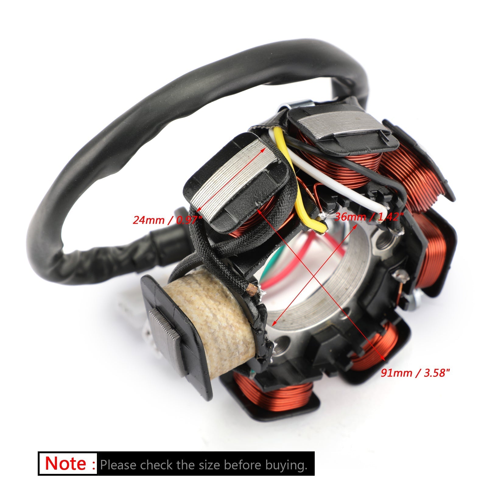 Stator Coil 6 Poliaci pre Yamaha TTR90 2000 2001 2002 2003 2004 2005 2006 2007 Generic