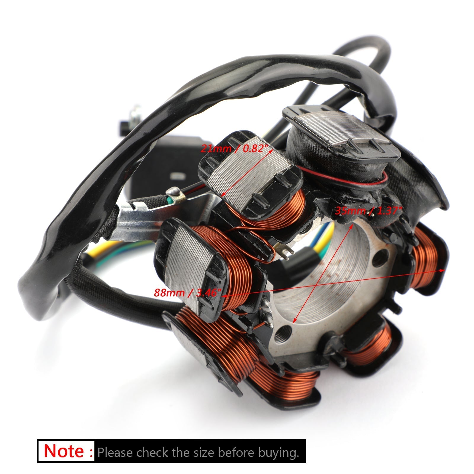 Stator Magneto Generator för Honda TRX 200 TRX200D FourTrax 2x4 1990-1997