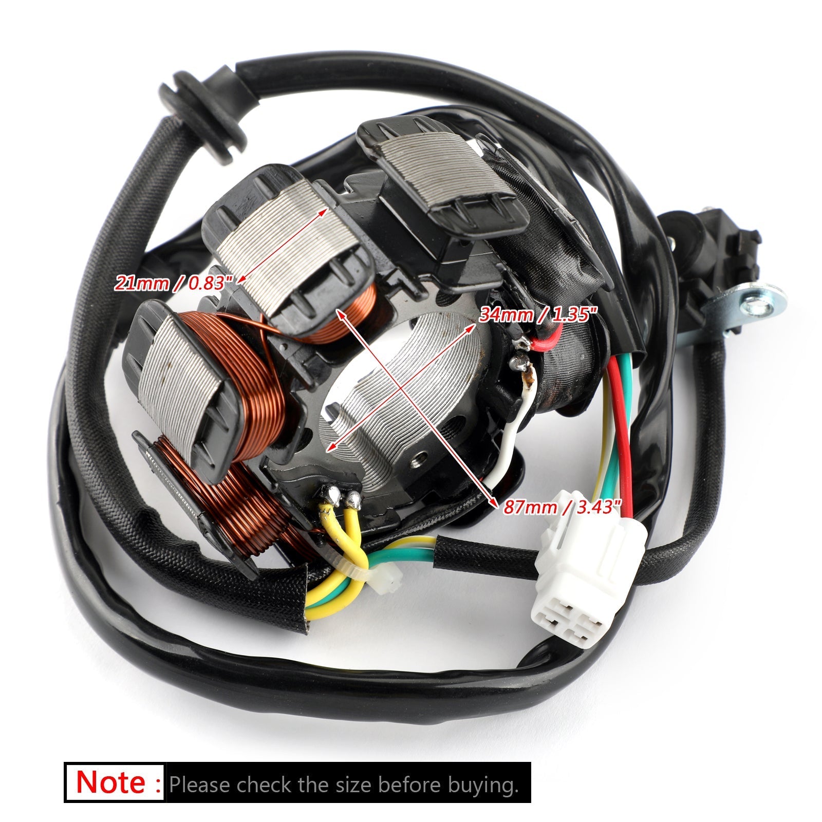 Alternator stator cievka pre kawasaki klx 300 klx300r 1996-2007 #.21003-1274 generický