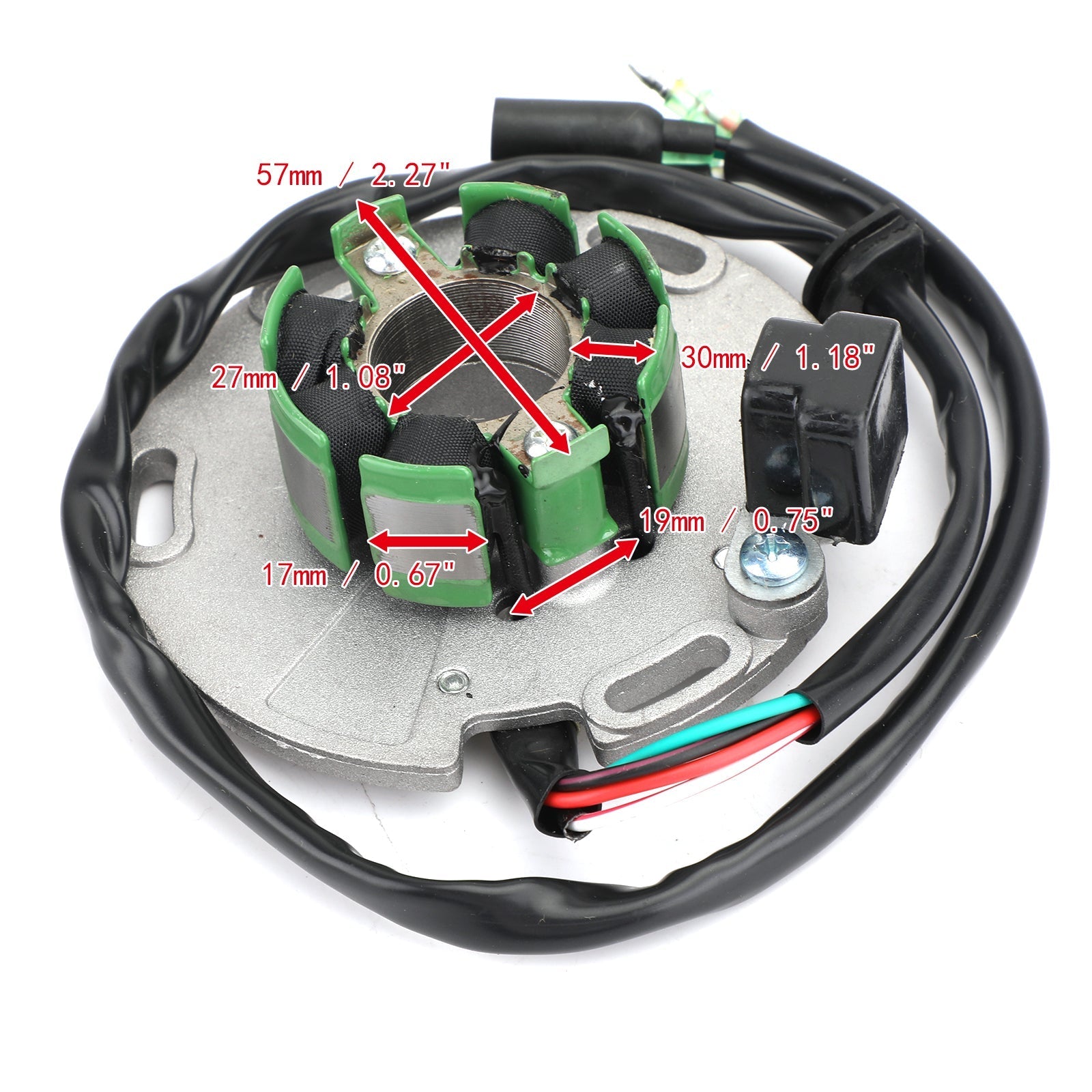 Magneto Stator Coil for Suzuki 32101-01B30 32101-01B31 32101-00B30 32101-28C01 Generisk