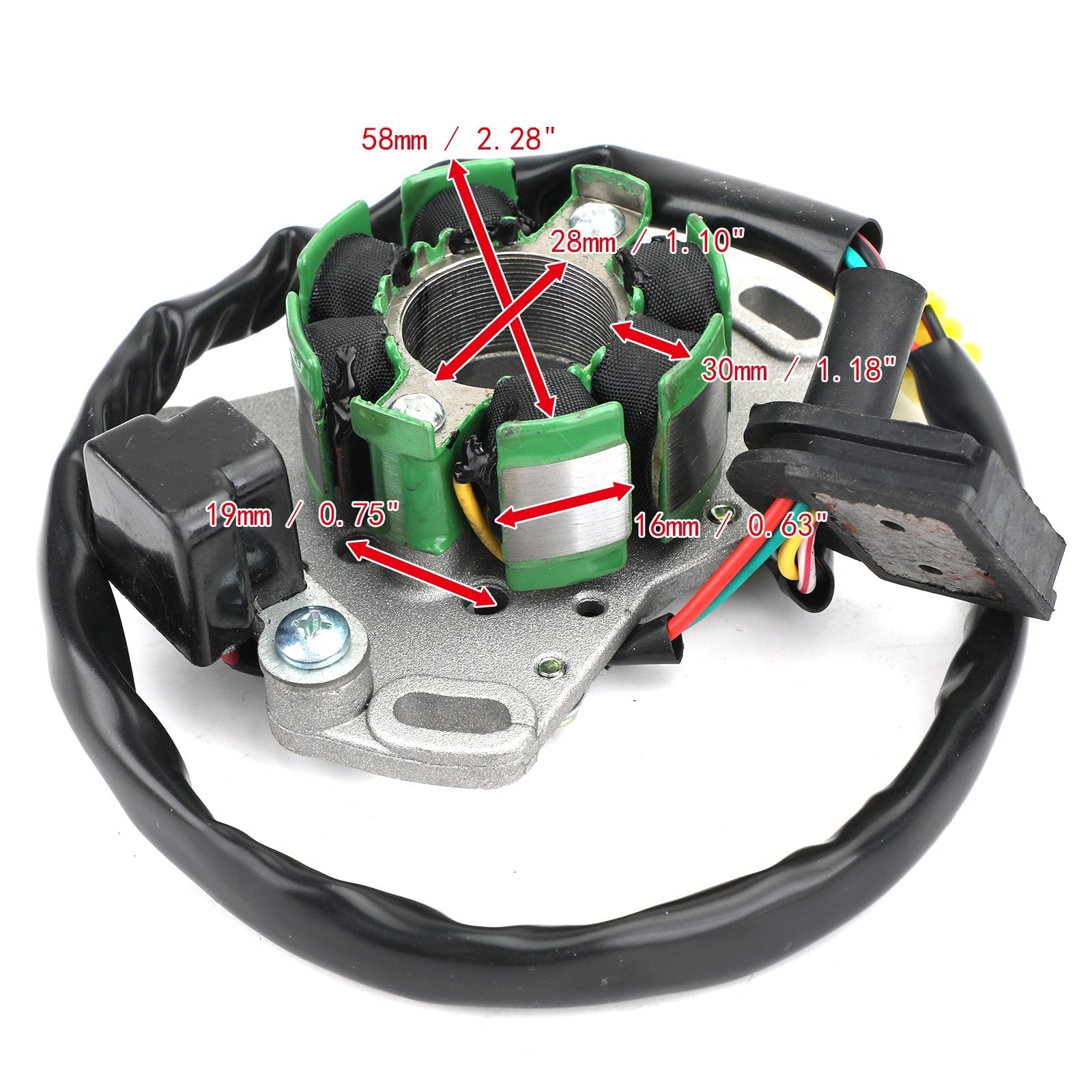 Magneto stator cievka pre Suzuki RM125 RM 125 2005 2006 2007 2008 32101-36F30 Generic