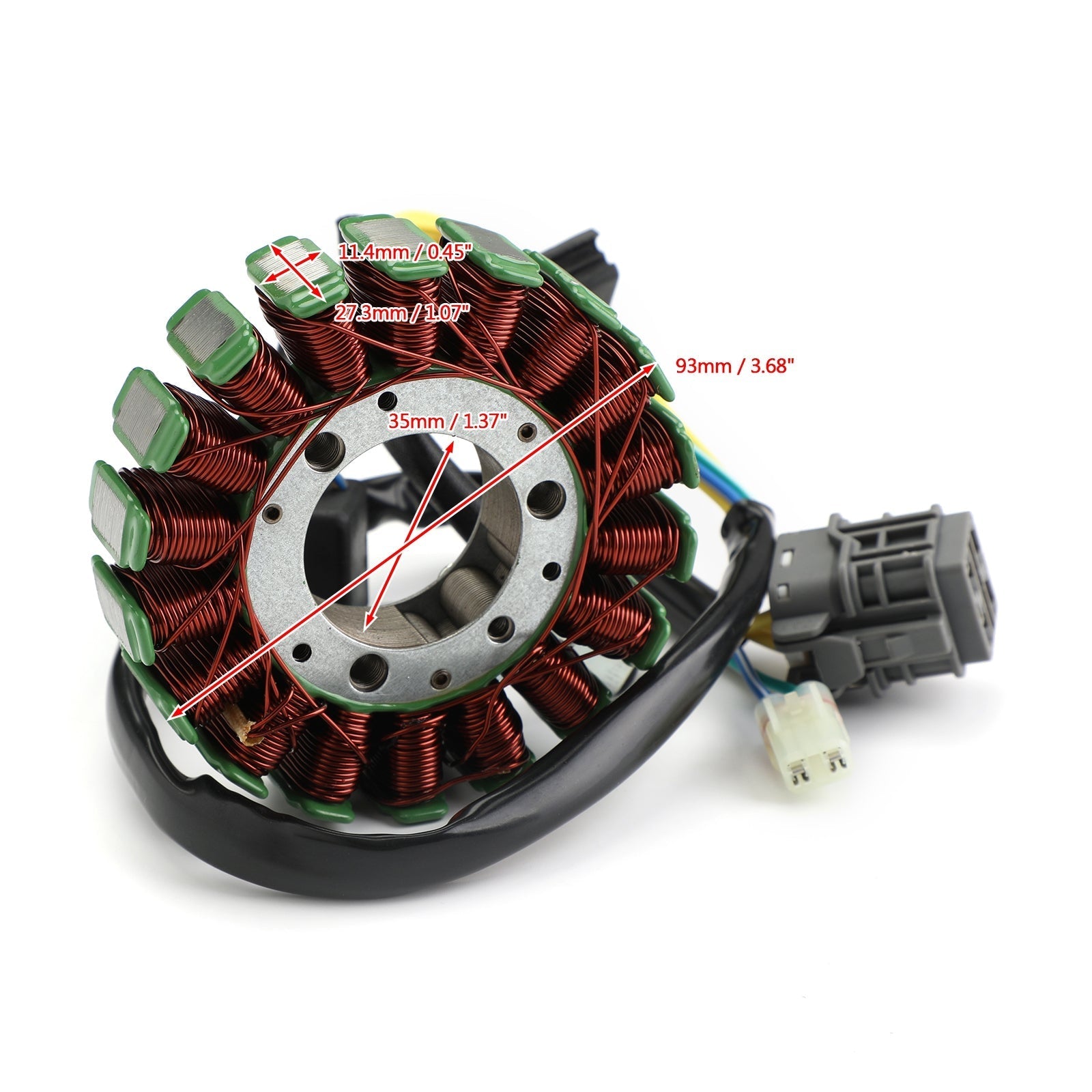 Generatorstator voor Arctic Cat 06-09 ATV 250/300 UTILITY 2x4 3303-833 3304-682 Generiek