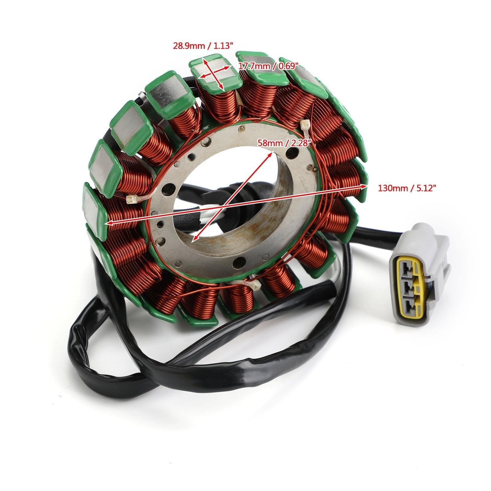 Stator Magneto för Yamaha XTZ1200 Super Tenere 1200 10-17 REPL 23P-81410-00-00 Generisk