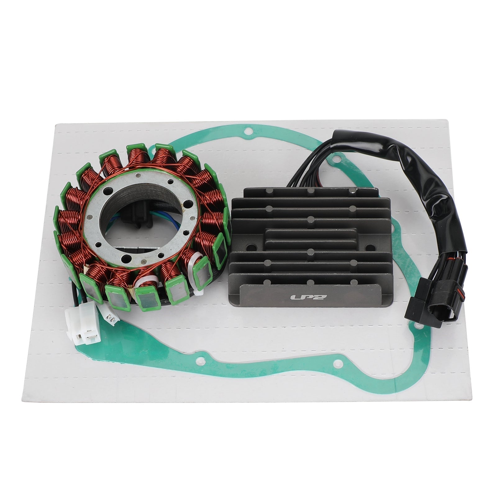 Stator Magneto Coil stator + regulátor napätia + tesnenie Assy pre Suzuki VL 1500 votrelca, Boulevard C90 2005 - 2009 Generic