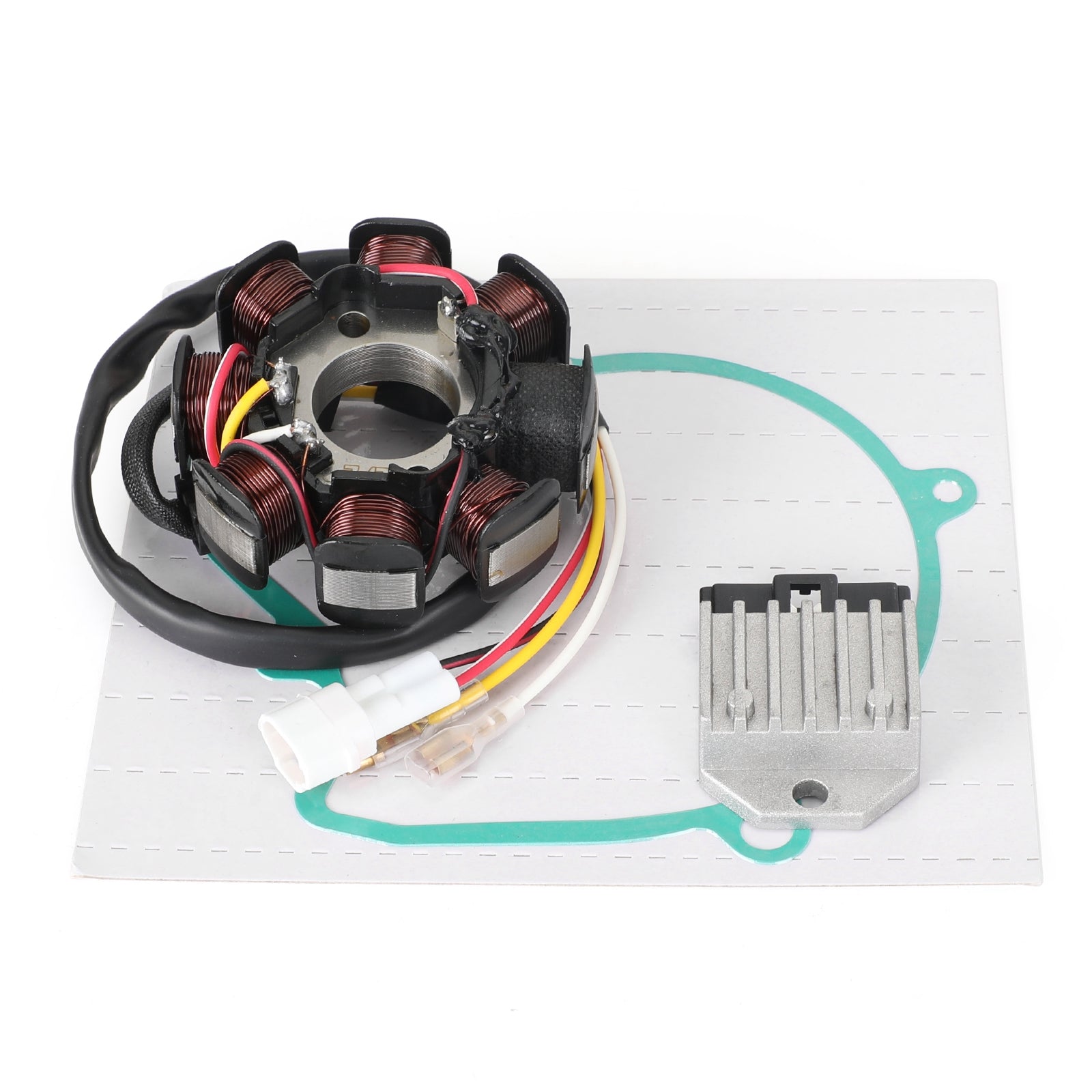 Estator magnético+rectificador de voltaje+junta para EXC 250 5200 MXC 450 520 2000-2004 genérico