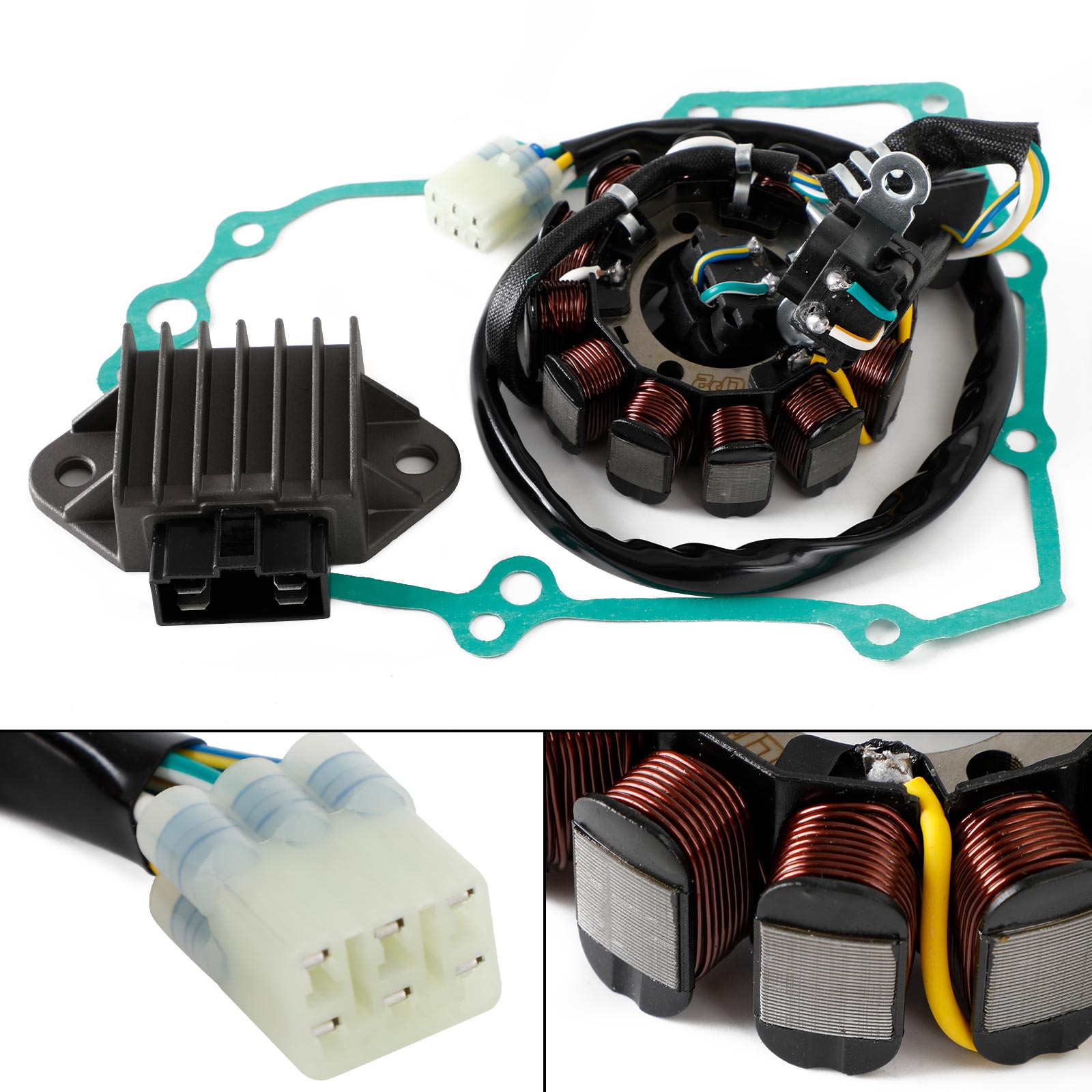 Regulator Magneto STATOR COIL PASKET KIT FÖR HONDA CRF250R CRF 250 R ME10 2013 Generisk