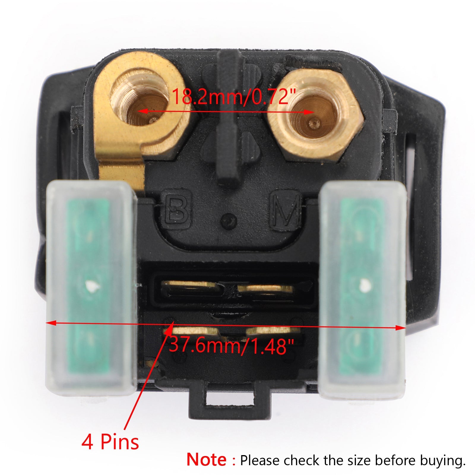 Štartovacie relé solenoid pre Yamaha Rhino Kodiak 450 Raptor 660 01 02 03 04 05 ATV Generic