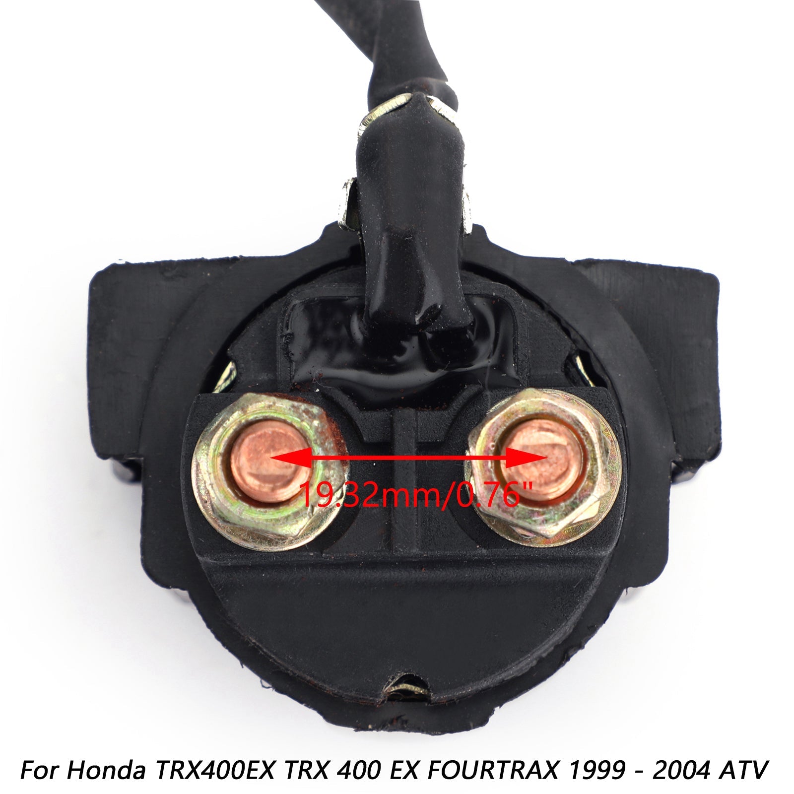 Startrelé Solenoid passer Honda TRX400EX TRX 400 EX Fourtrax 1999-2004 ATV Ny generisk