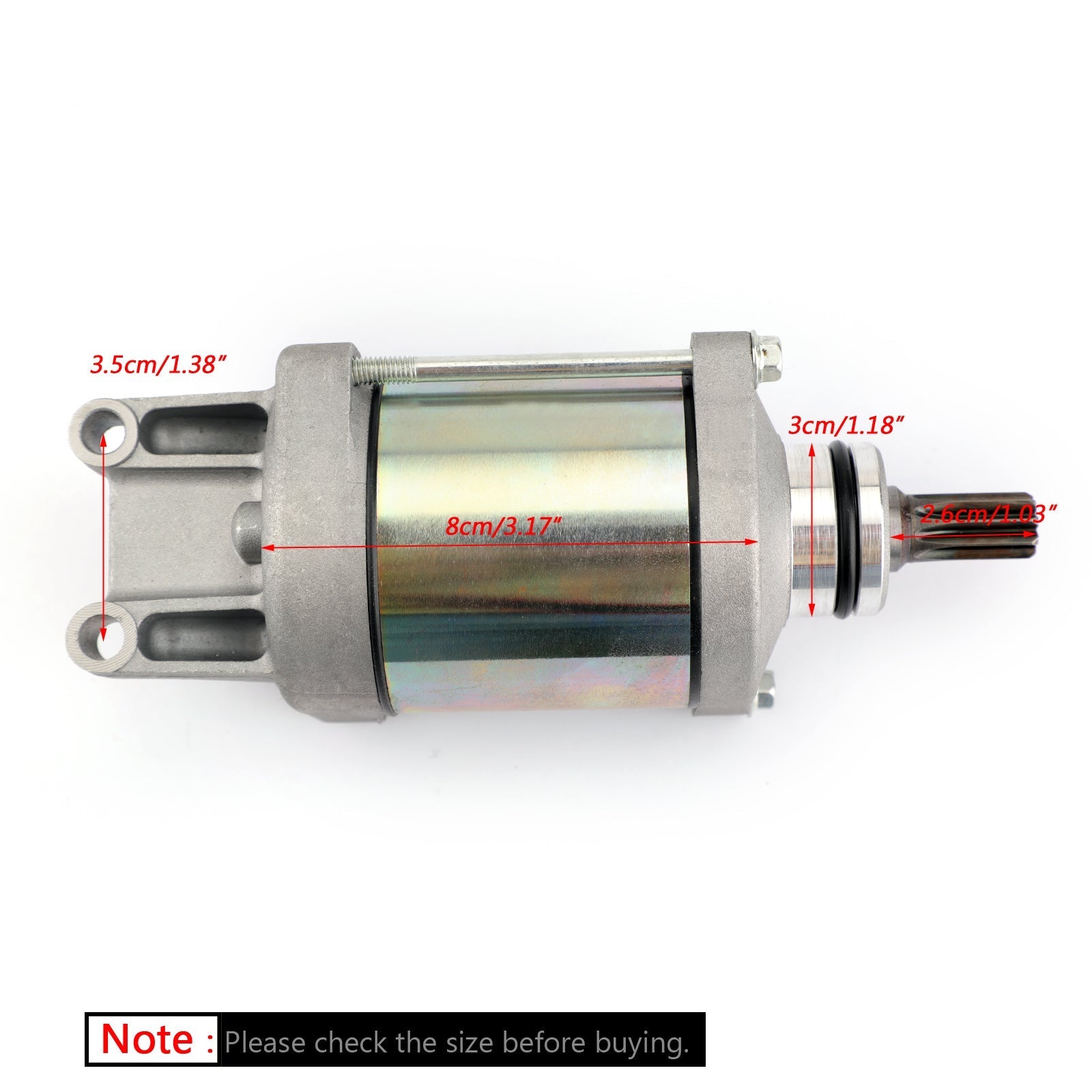 Elektrisk startmotor för Suzuki GSX-R 600 GSX-R750 2011-2017 2012 2015 Generic