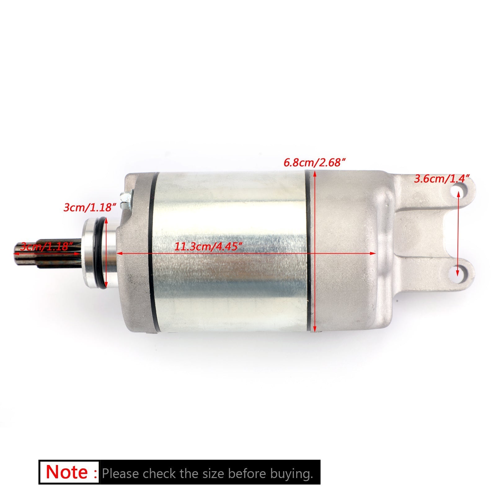 Ny startmotor Start Fit för Honda TRX300FW 88-00 TRX250 Big Red 250 300 87-00 Generic