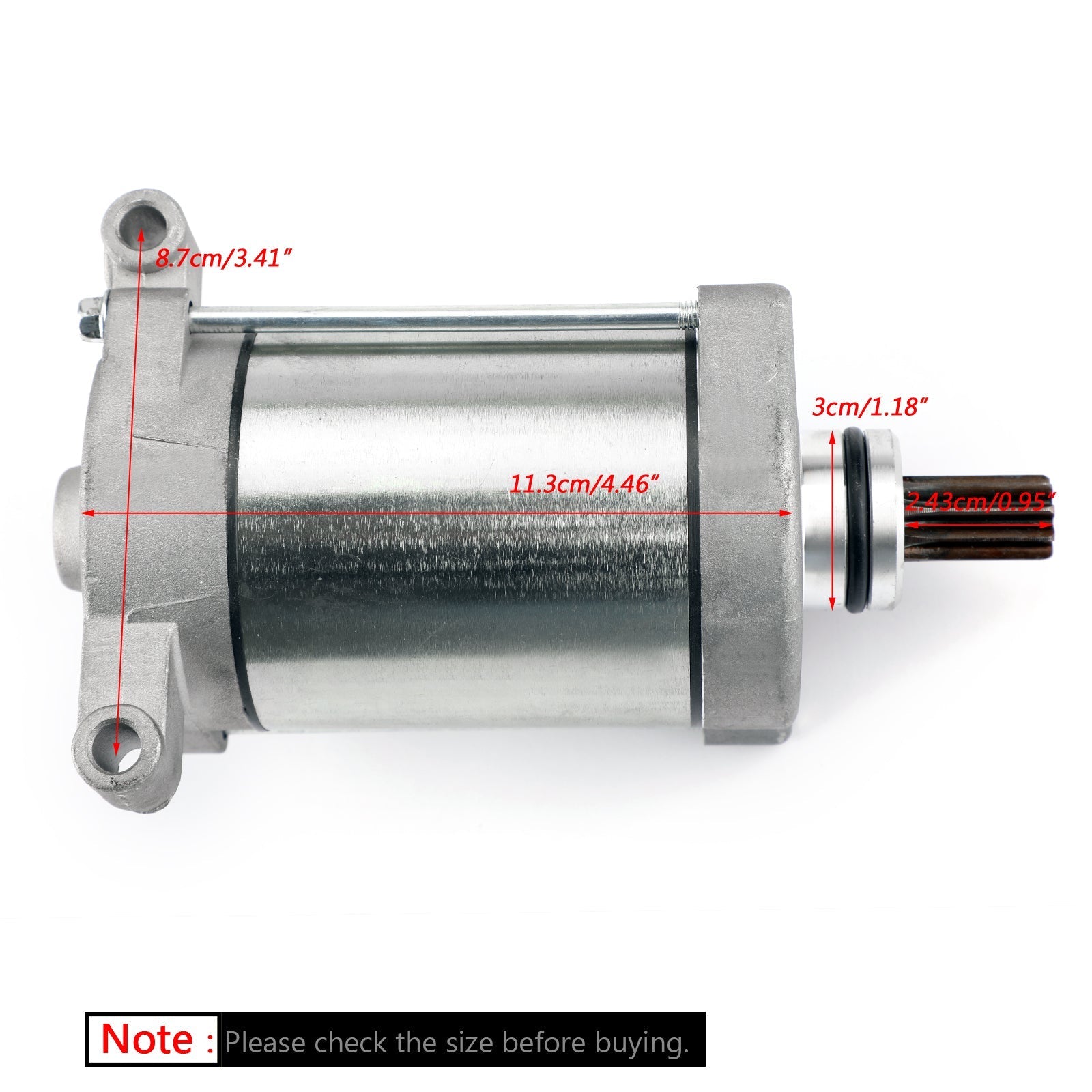 2008-2009 YAMAHA YXR700FSE RHINO 700 SPECIAL EDITION NEW STARTER MOTOR STARTA 9-SPLINE 1S3-81890-00-00