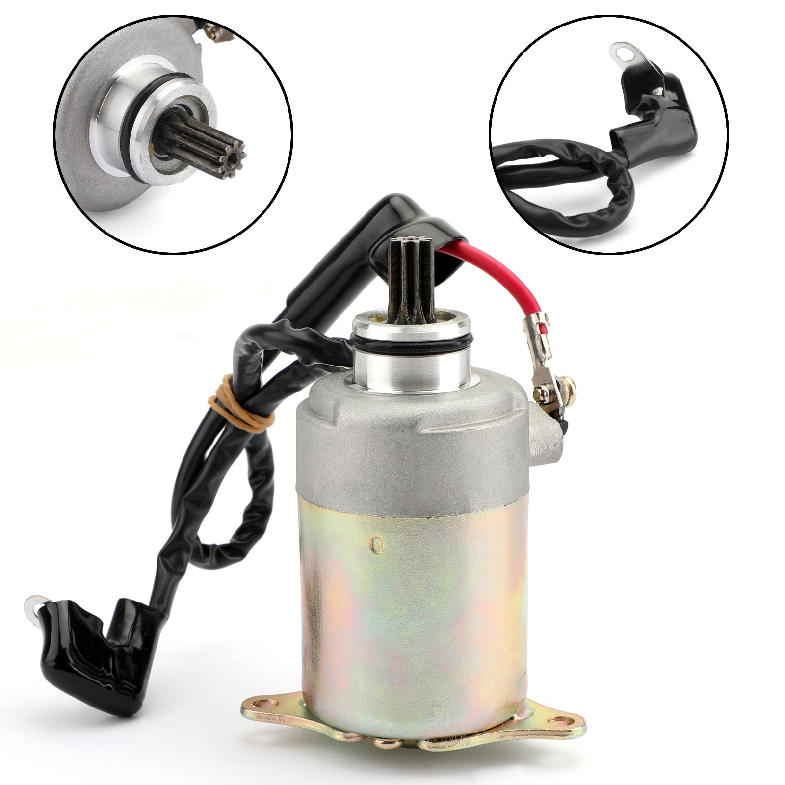 Elektrisk startmotor med tråd för Polaris RZR 170 UTV 2009-17 0454488 0454945 Generisk