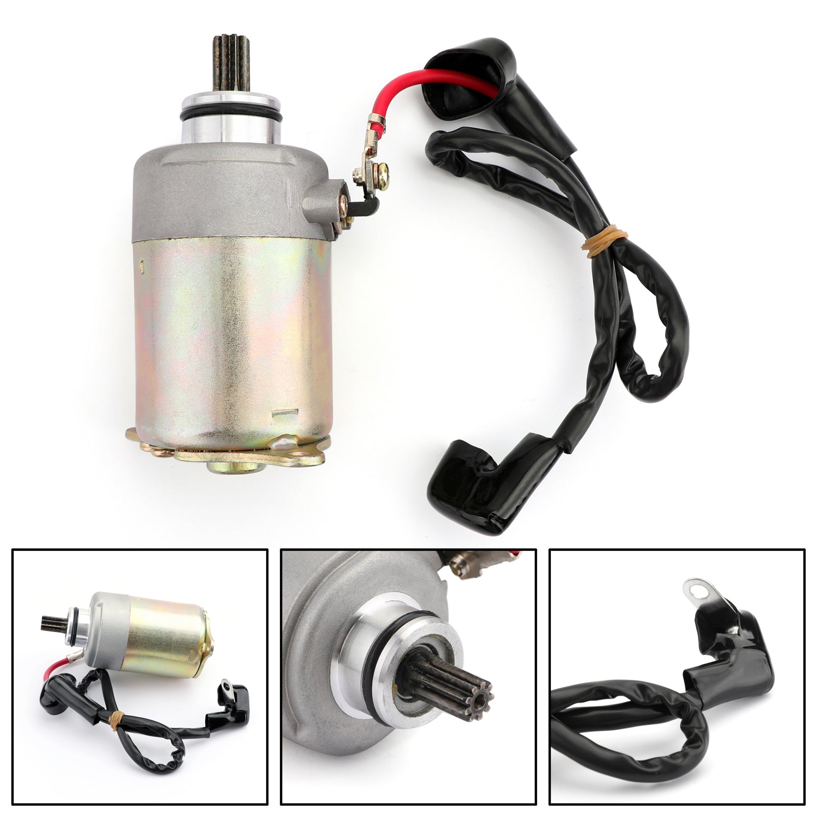 Elektrisk startmotor med tråd för Polaris RZR 170 UTV 2009-17 0454488 0454945 Generisk