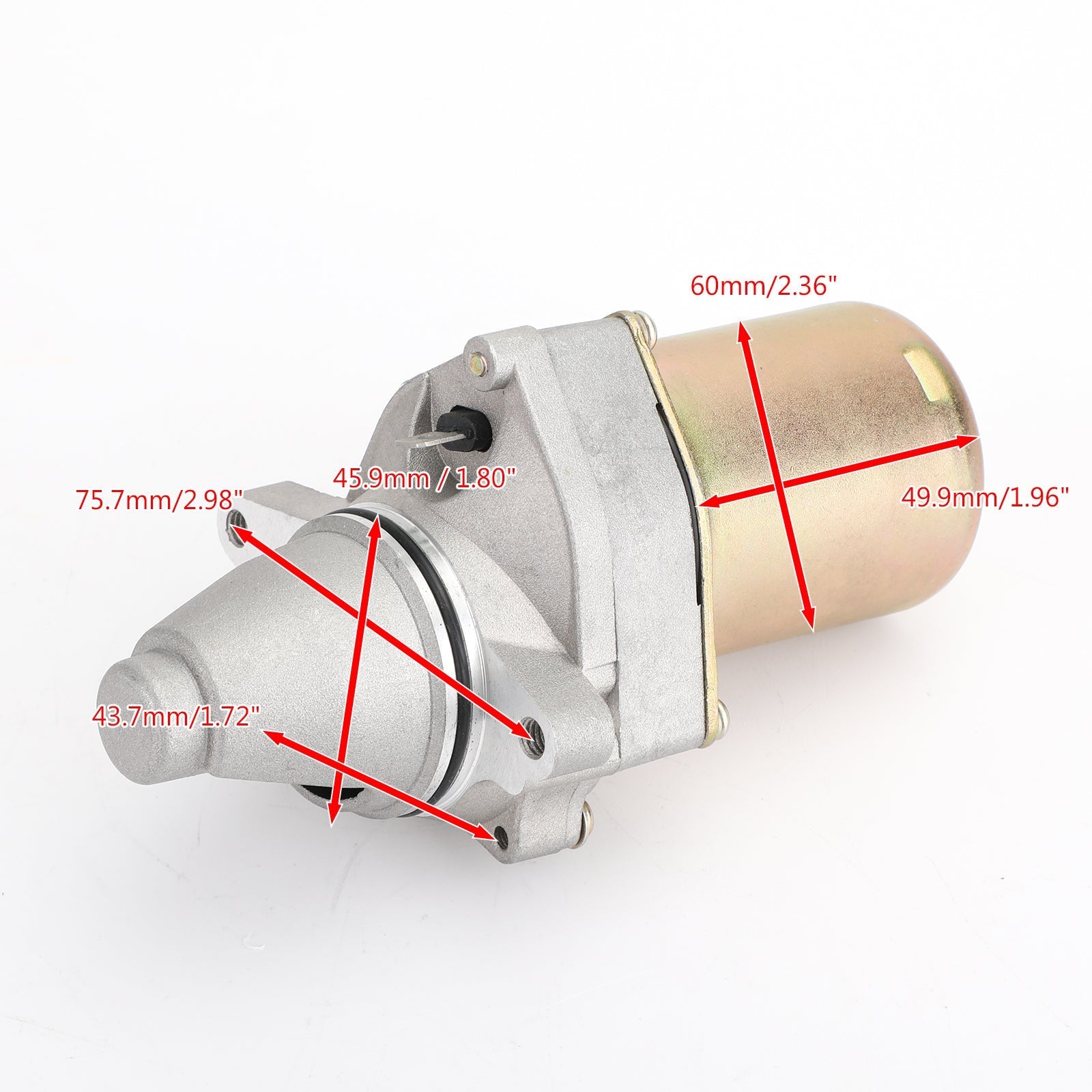 NIEUWE STARTER VOOR SUZUKI ATV LT80 QUADSPORT 82cc 87-06/KAWASAKI KFX80 03-06 Generiek