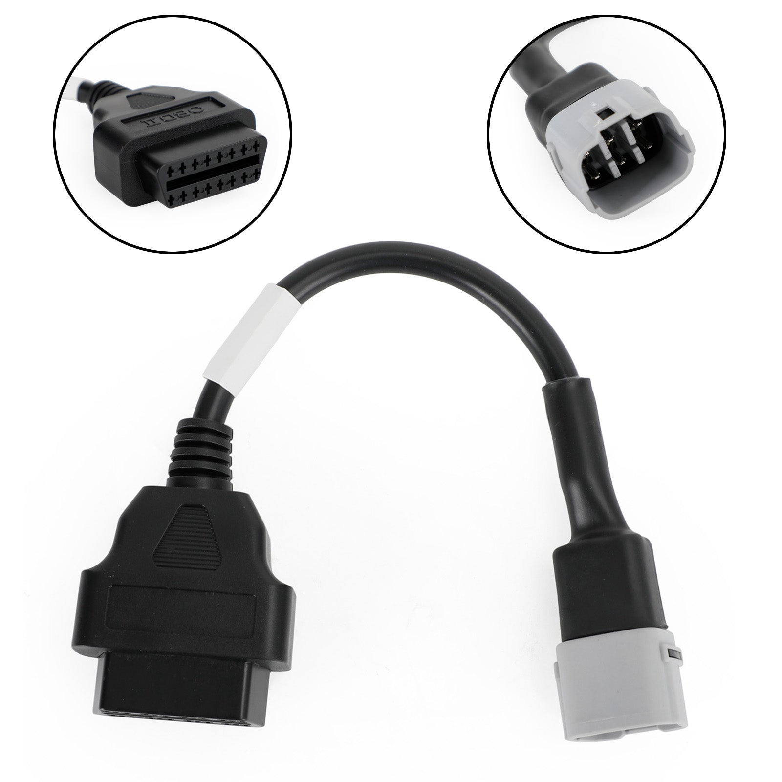 OBD2 6 -pinners diagnostisk pluggadapter for Suzuki motorsykkel -scooter ATV -kabel
