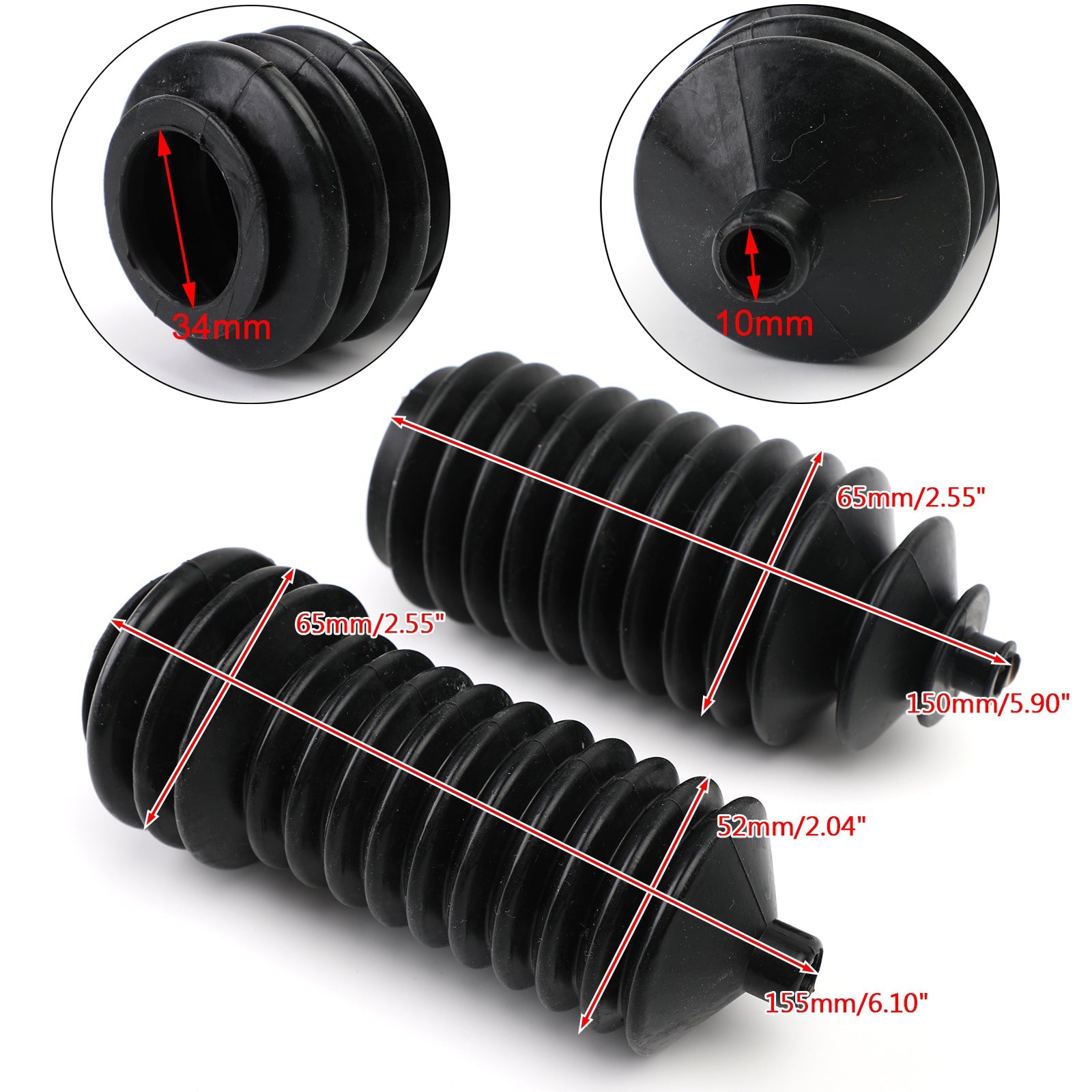 Støvler - 570 5412013 Polaris styring 5412012 US 1000 RZR (par) 800 for rack 900 generisk