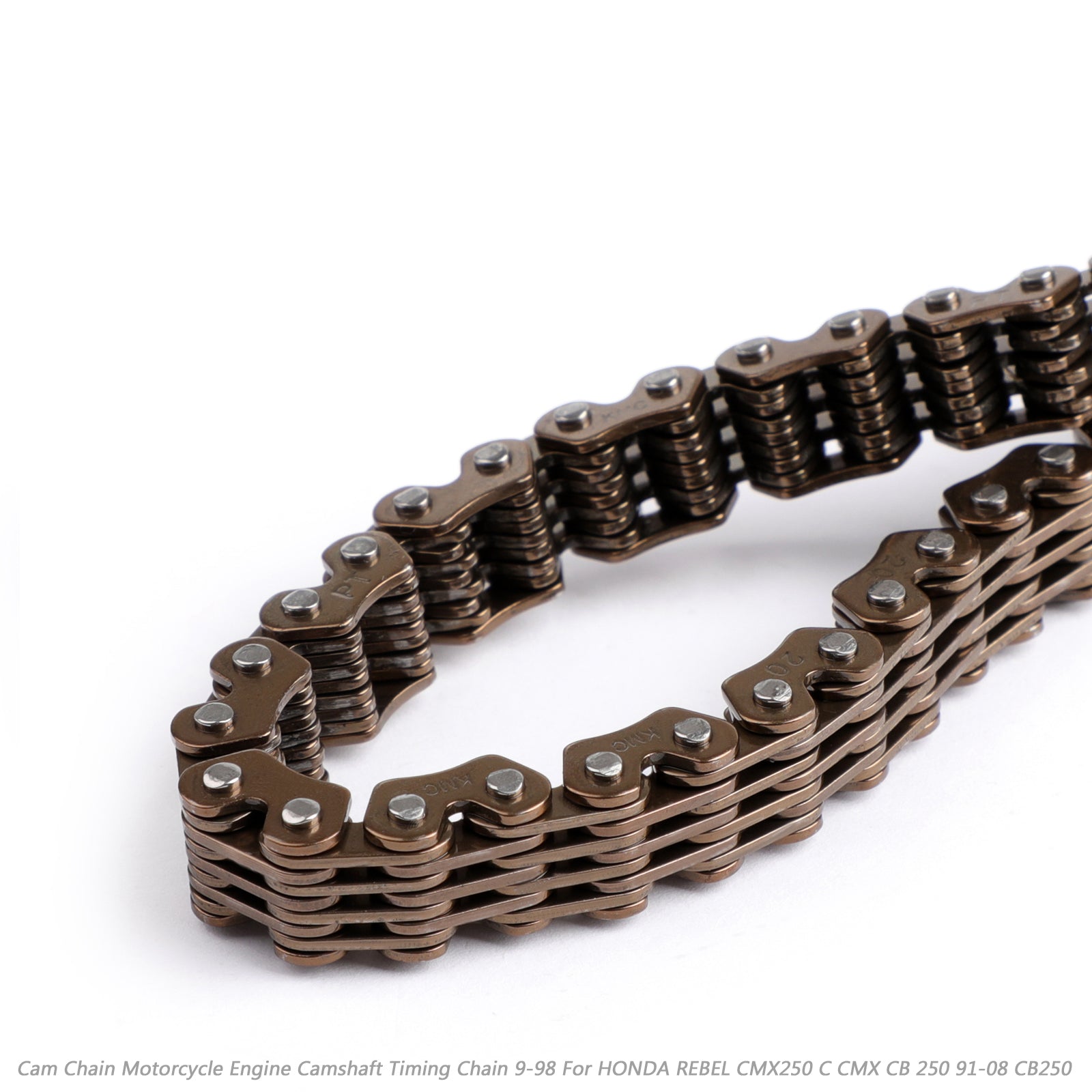 Chaîne de came de synchronisation 98L pour Honda CMX250C Rebel Yamaha XV1000 Virago Suzuki VLR1800 générique