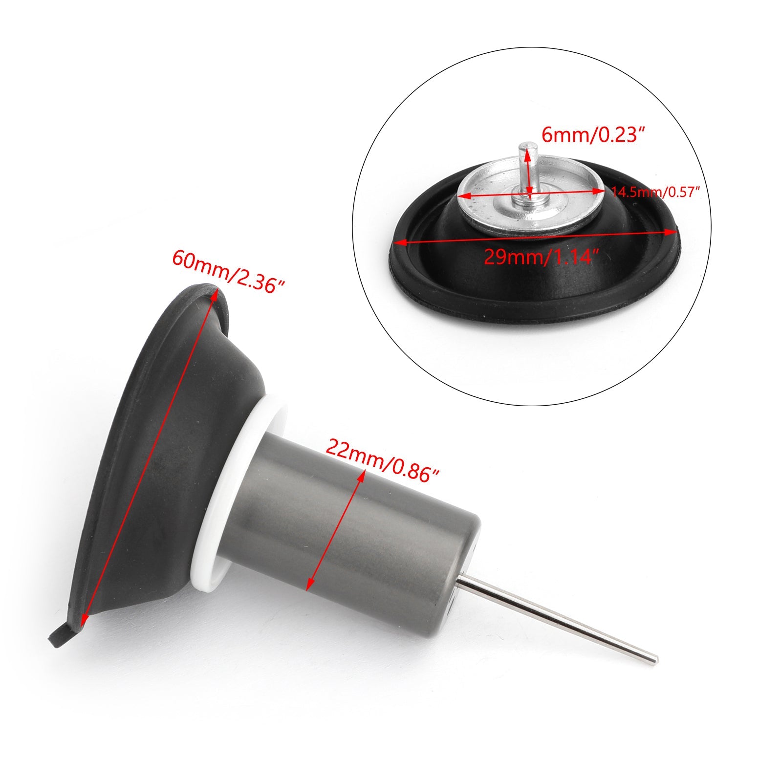 GY6 125CC ATV Go Kart Scooter 22mm kolvförgasare Reparation Rebuild Kit