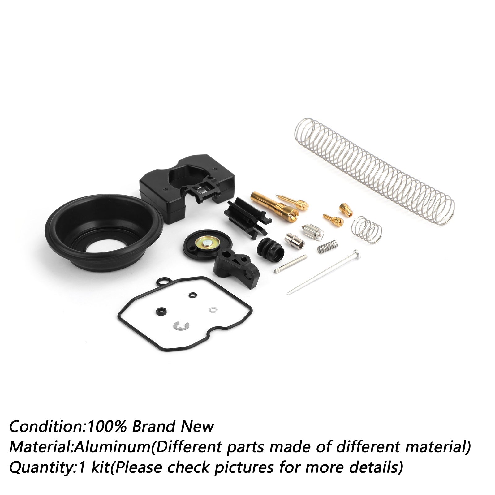 Kit de reconstrucción de reparación de carburador para XL 883 XL 1200 CV40 27421-99C 27490-04 CV 40 mm genérico