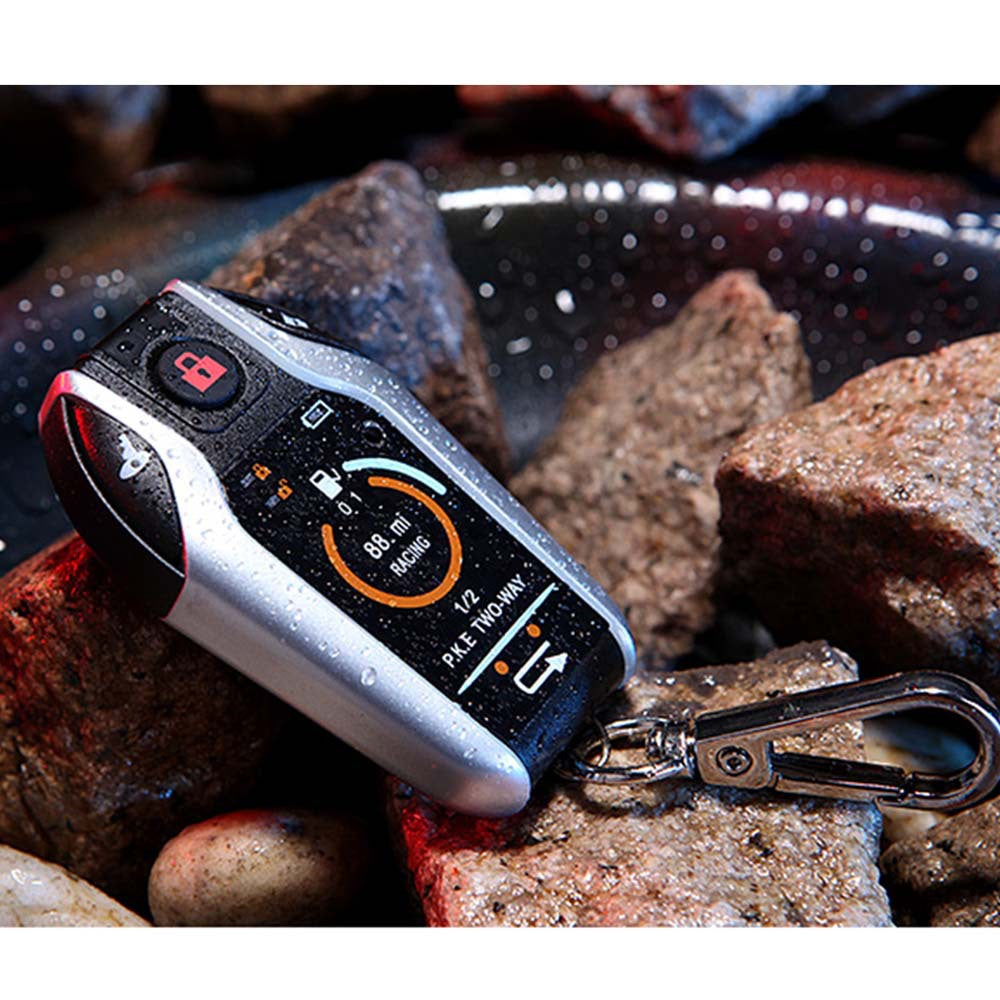 Motorcykel Motorcykel Anti-stöld Alarmsystem Fjärrmotor Start/Stop 12V 125dB Generisk