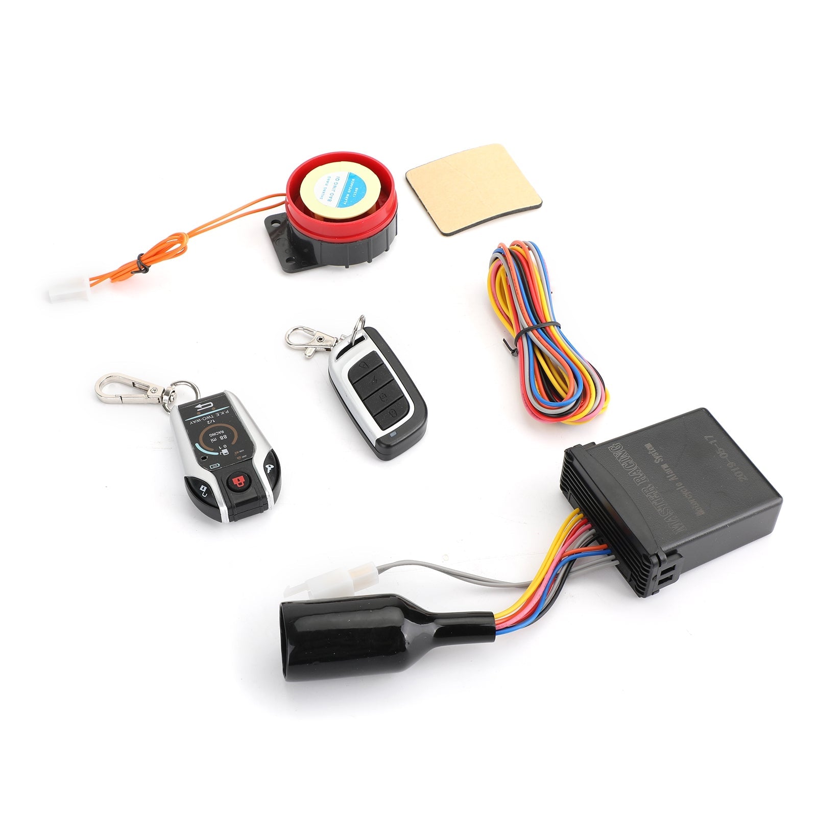 Motorcykel Motorcykel Anti-stöld Alarmsystem Fjärrmotor Start/Stop 12V 125dB Generisk