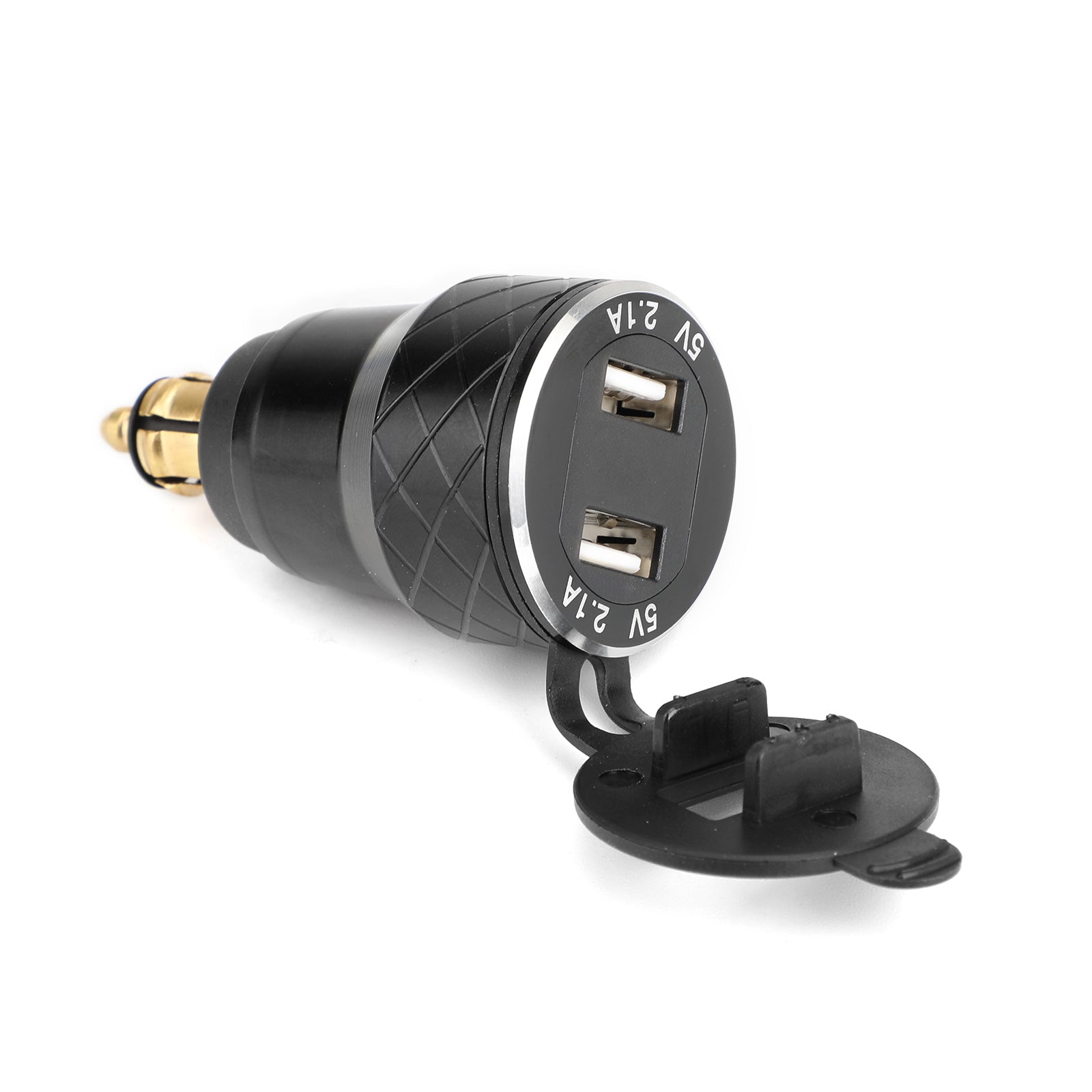Chargeur double USB pour moto, prise DIN, voltmètre pour moto BMW, prise ue générique