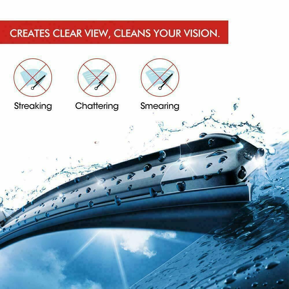 UTV Manual Hand Operated Windshield Wiper Rubber Blade för Can Am Polaris Ranger Generic