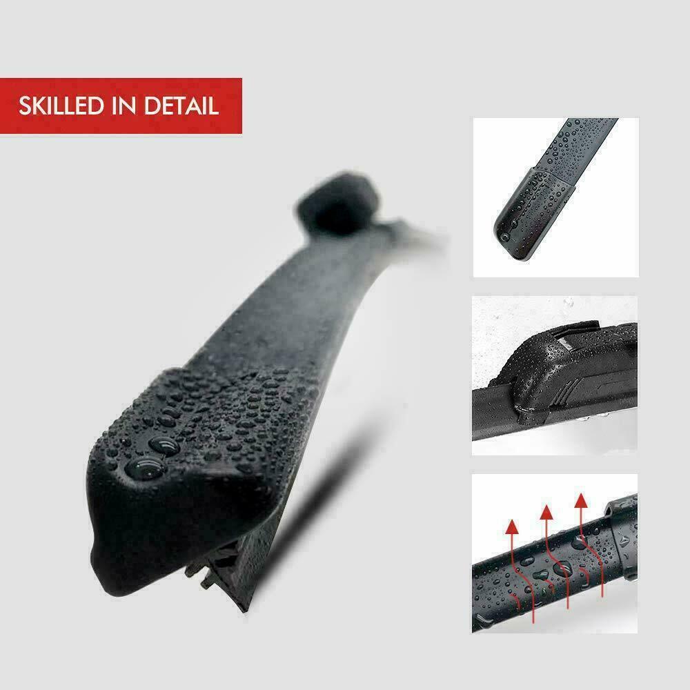 UTV Manual Hand Operated Windshield Wiper Rubber Blade för Can Am Polaris Ranger Generic