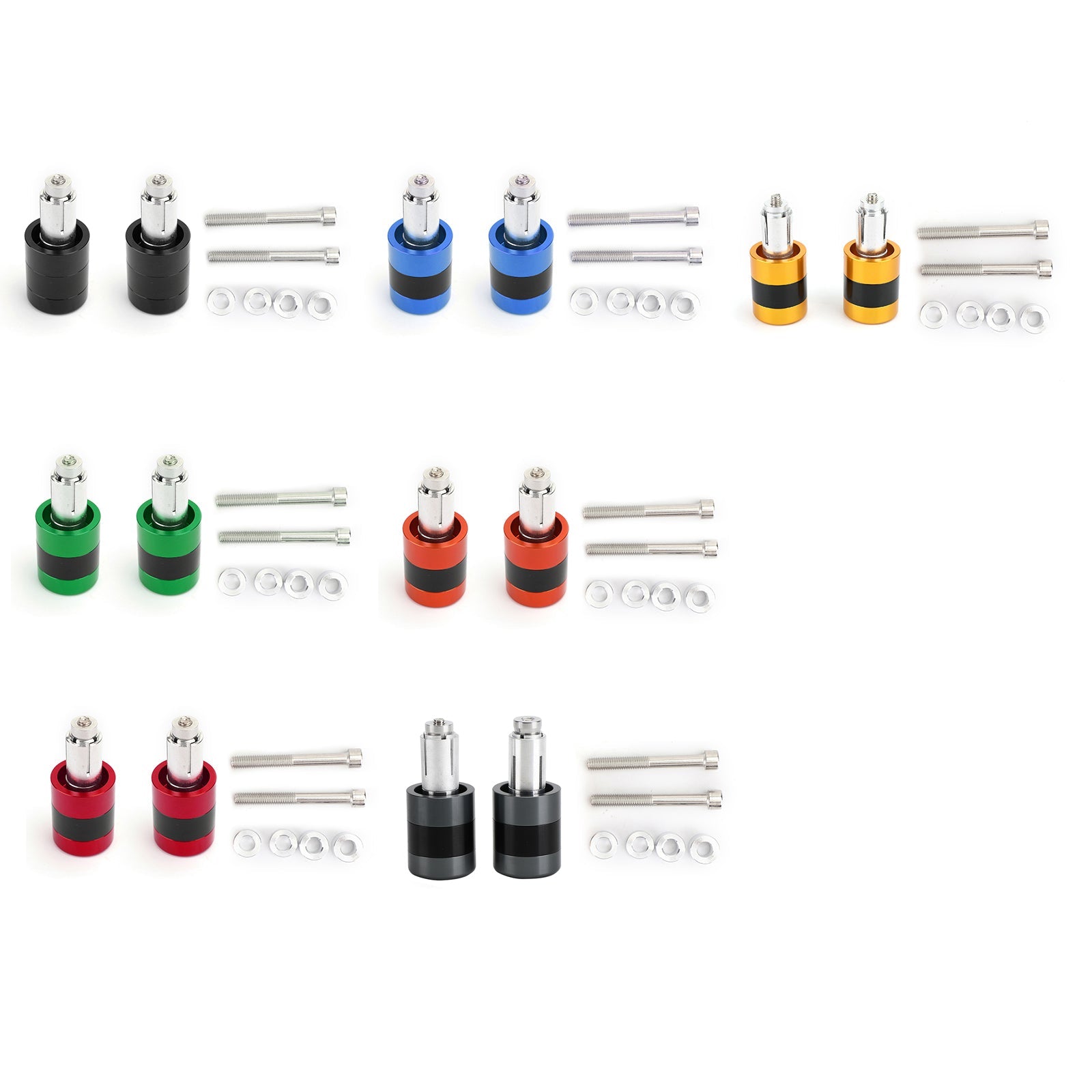 Antivibrasjon 7/8" 22 mm styreendehette M6/M8 boltvektglider reduserende generisk