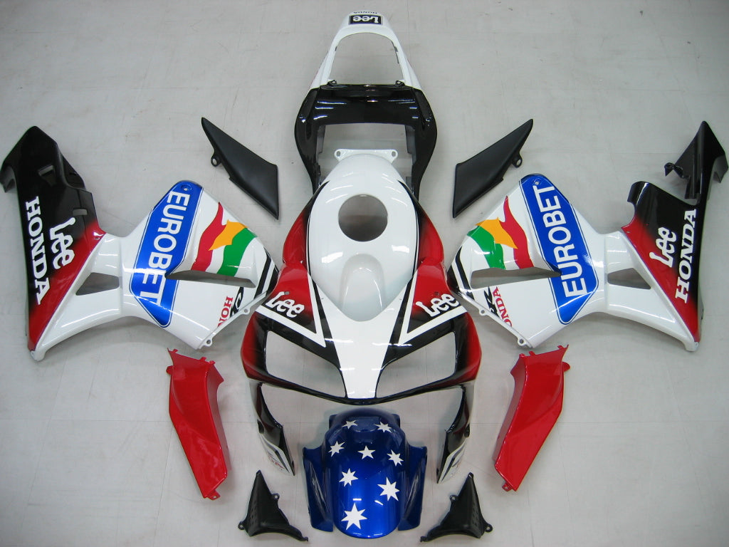 2003-2004 CBR600RR BODYWORK FAIRING ABS PURSECTION Gjuten plastuppsättning Multi-färg generisk