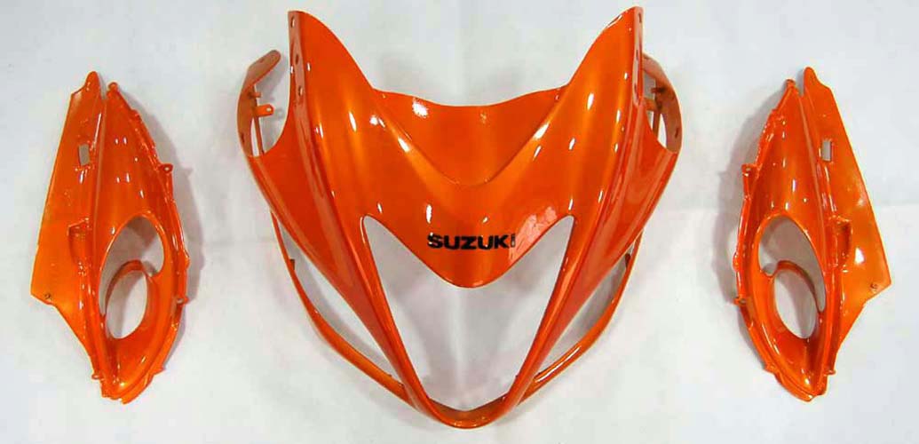2008-2020 Suzuki GSX 1300 Hayabusa Oranje Metallic & Zwarte Hayabusa Racing Amotopart kuipen