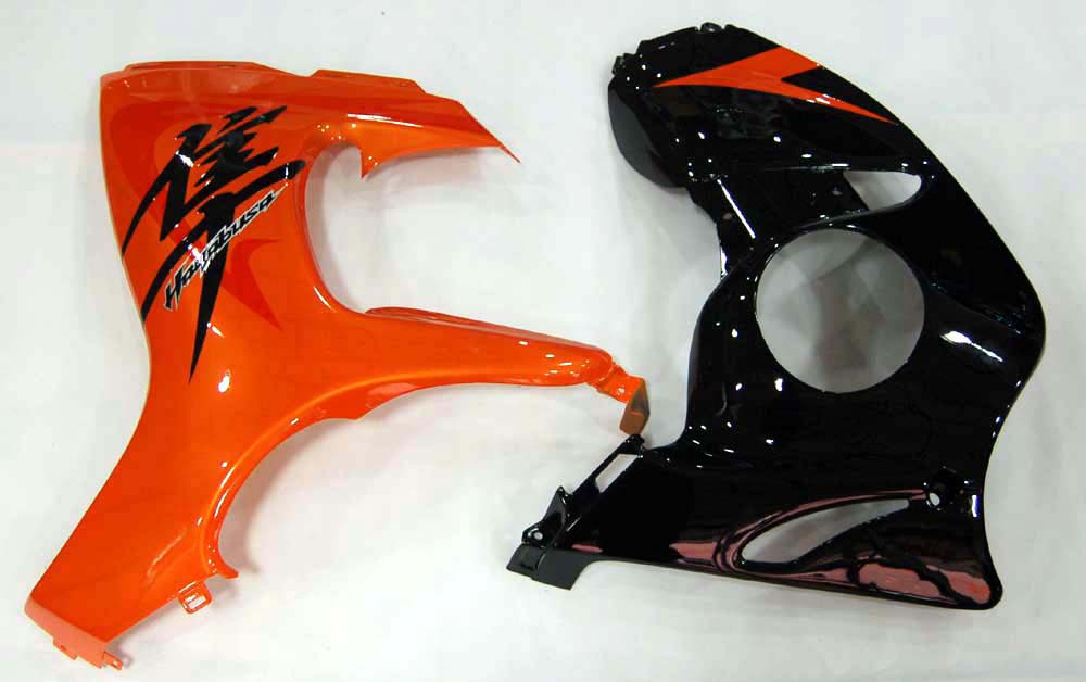 2008-2020 Suzuki GSX 1300 Hayabusa Oranje Metallic & Zwarte Hayabusa Racing Amotopart kuipen