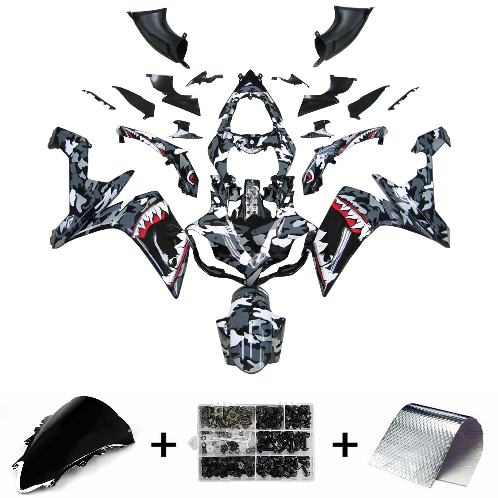 2007-2008 Yamaha YZF 1000 R1 Fairing Kit Generic