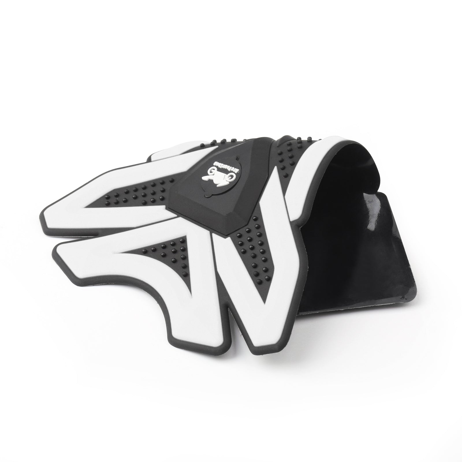 Almohadilla de goma para tanque de gasolina 3D para motocicleta, pegatina de hueso de pescado compatible con Honda Yamaha genérico