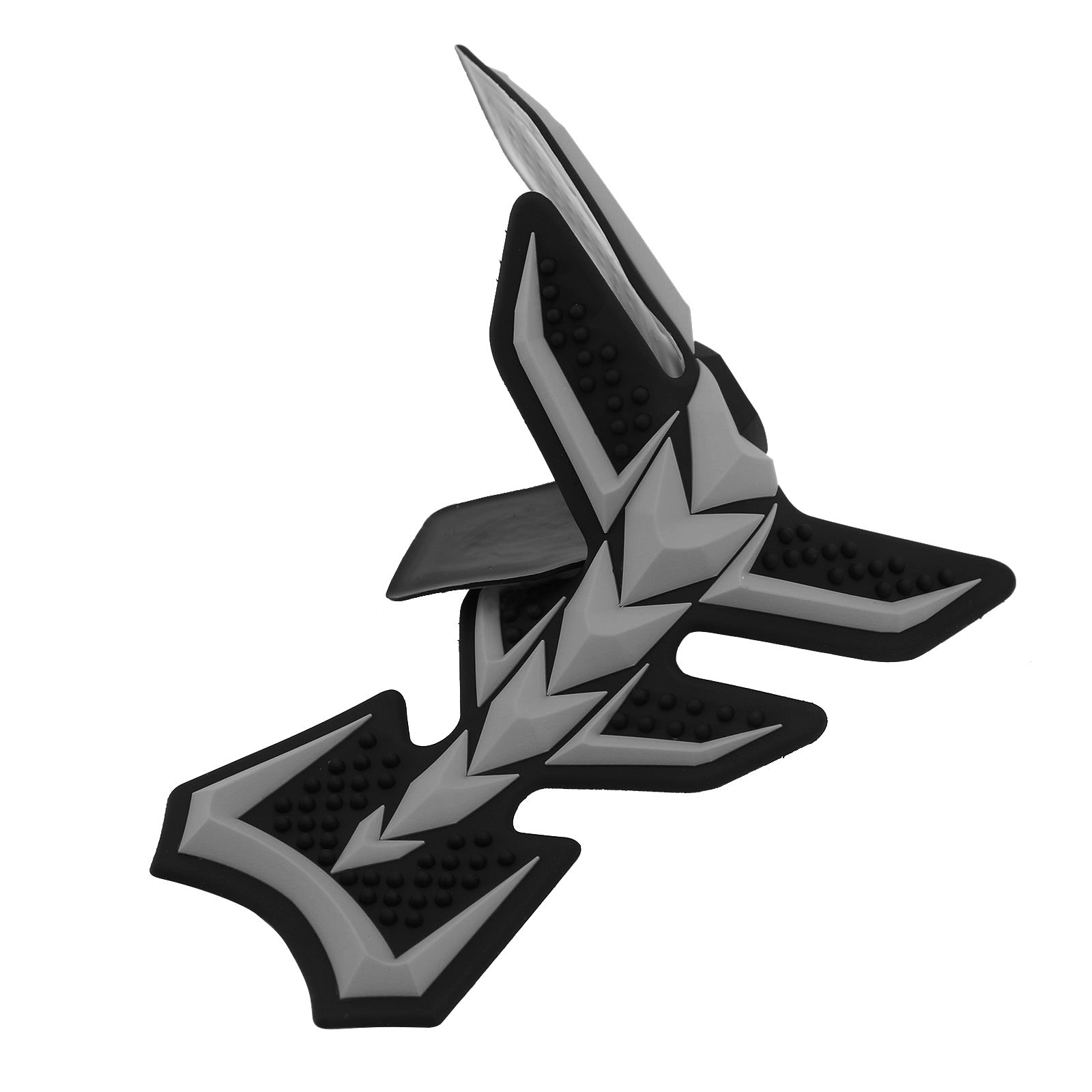 Motorcycle Bike Rubber Tank Pad Gas Protector Sticker Cover Visgraten Pad Generiek