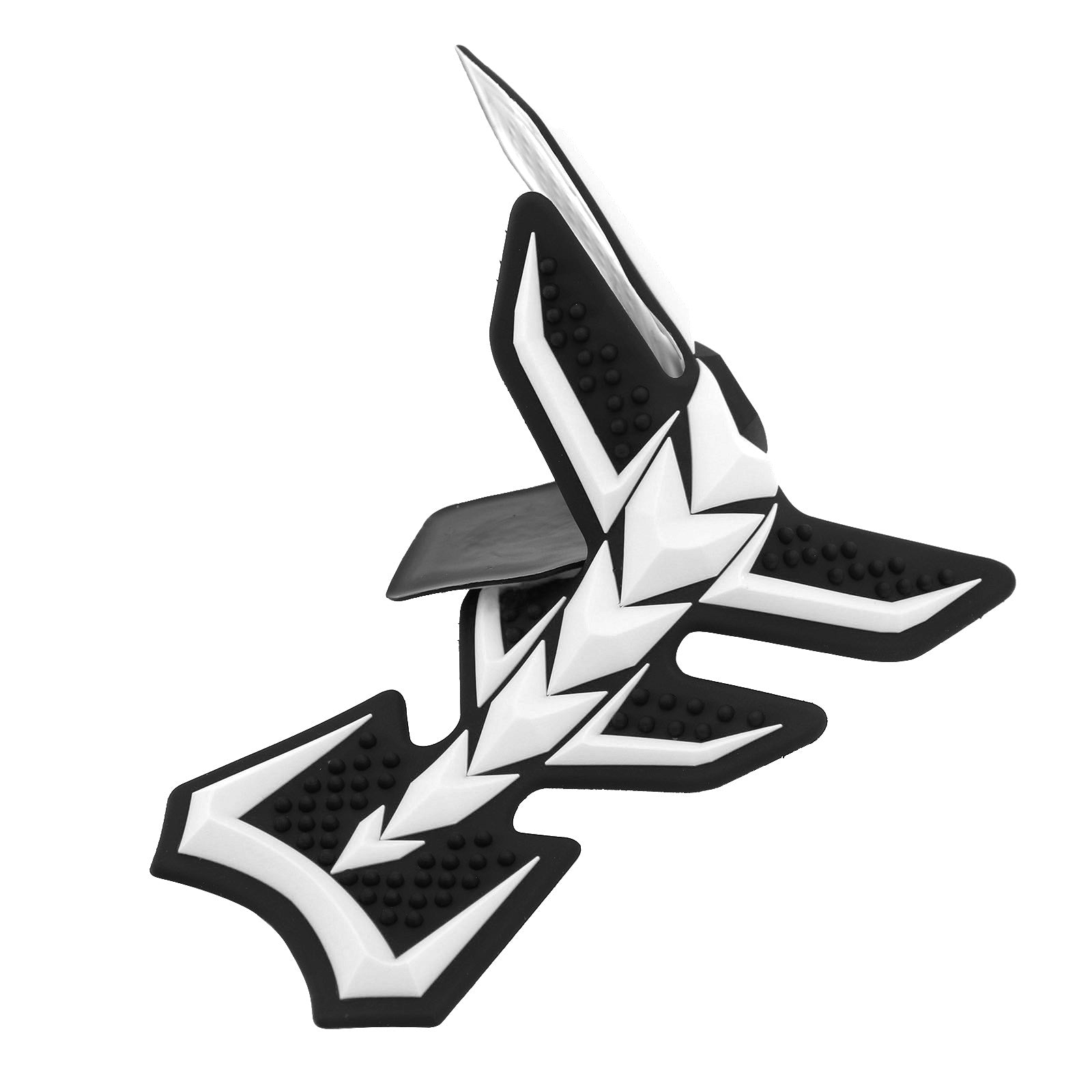 Motorcycle Bike Rubber Tank Pad Gas Protector Sticker Cover Visgraten Pad Generiek