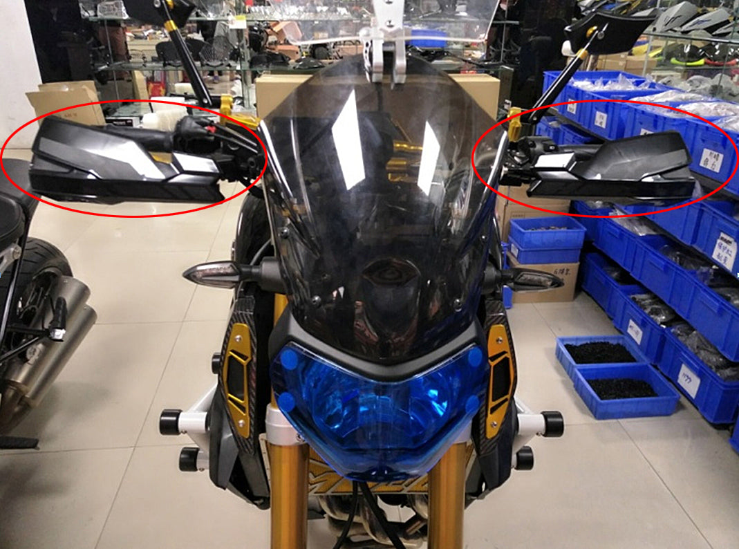 Handguard Protector Kit med spoilers för Yamaha MT-07/MT-09 XJR1300/MT125 Generic