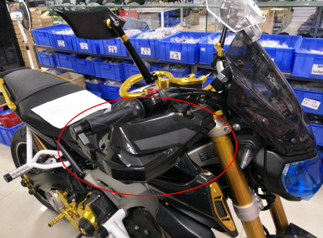 Handguard Protector Kit med spoilers för Yamaha MT-07/MT-09 XJR1300/MT125 Generic